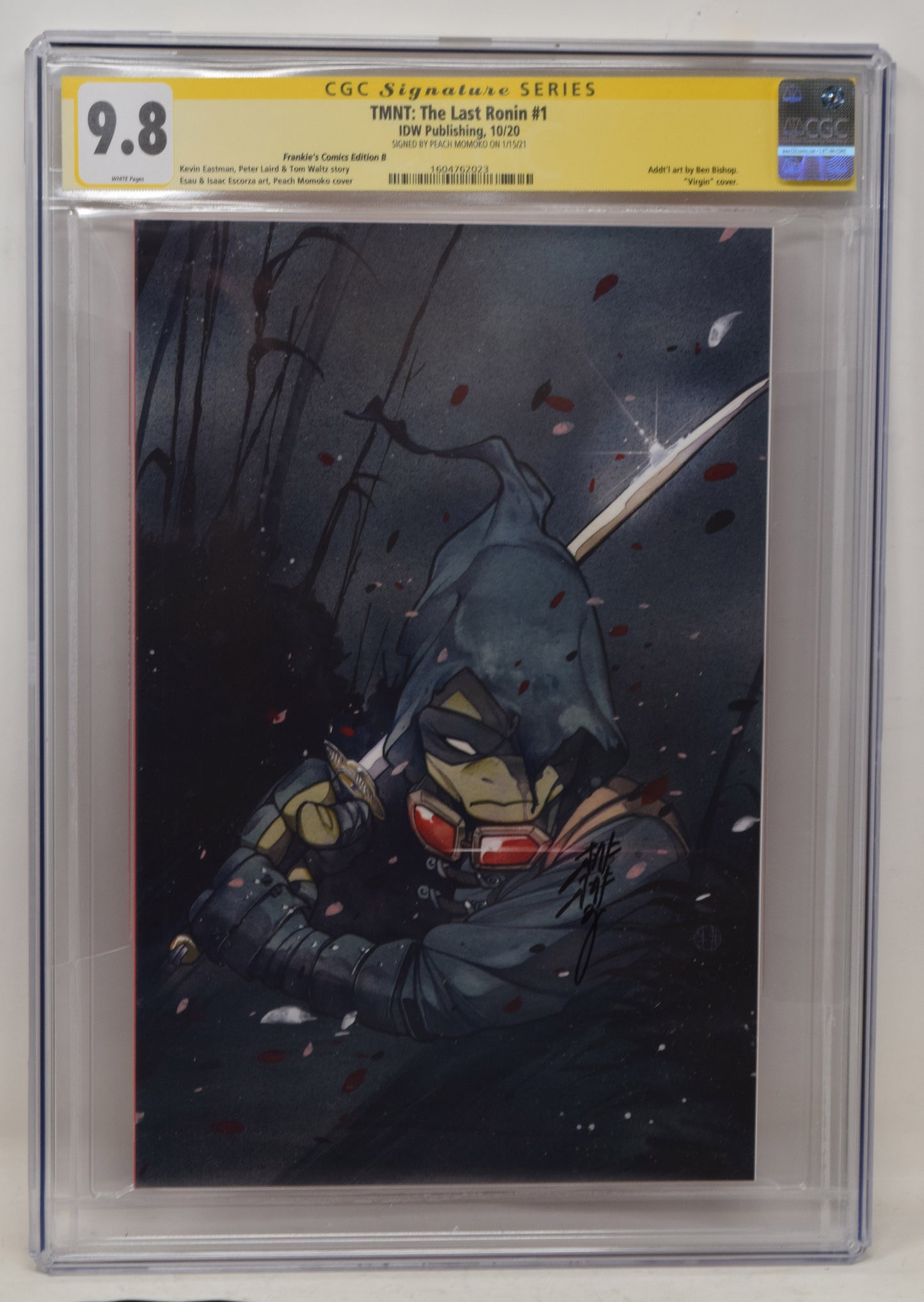 TMNT The Last Ronin #1 Peach Momoko Virgin Variant 2020 CGC SS 9.8