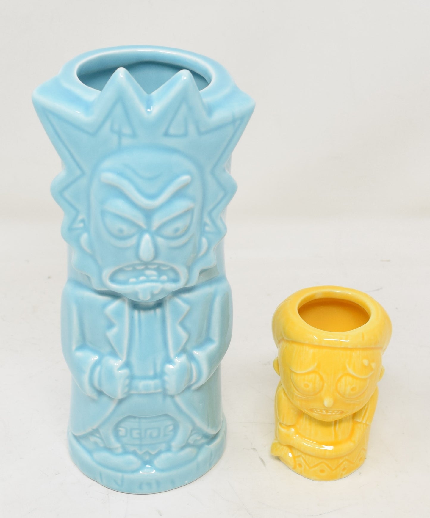 Geeki Tikis Rick And Morty 2 Oz Rick 15 Oz Set Of 2 Mug Think Geek 2017 NIB