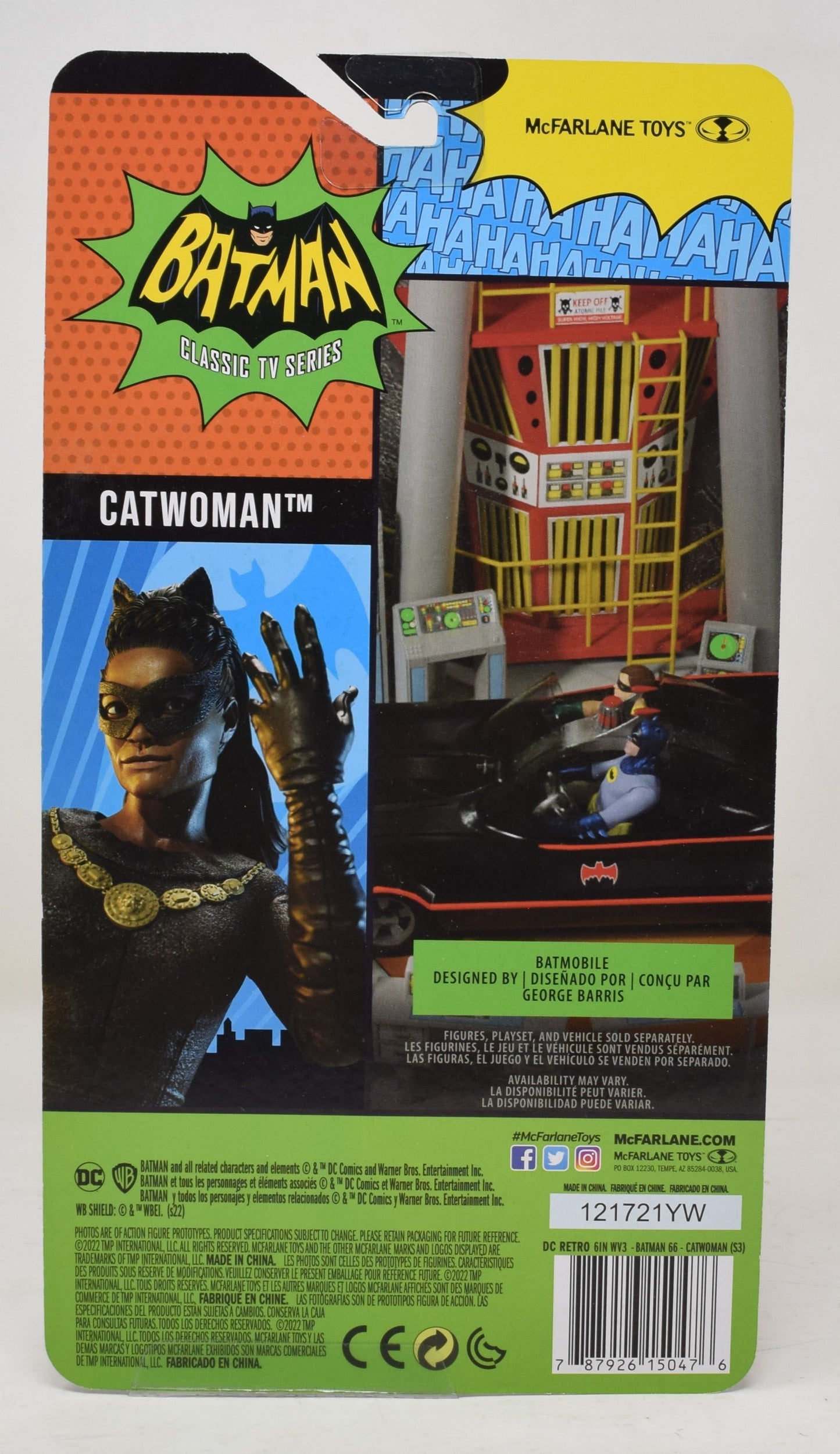 Batman 1966 Classic TV Series Catwoman Eartha Kitt Action Figure McFarlane MOC New