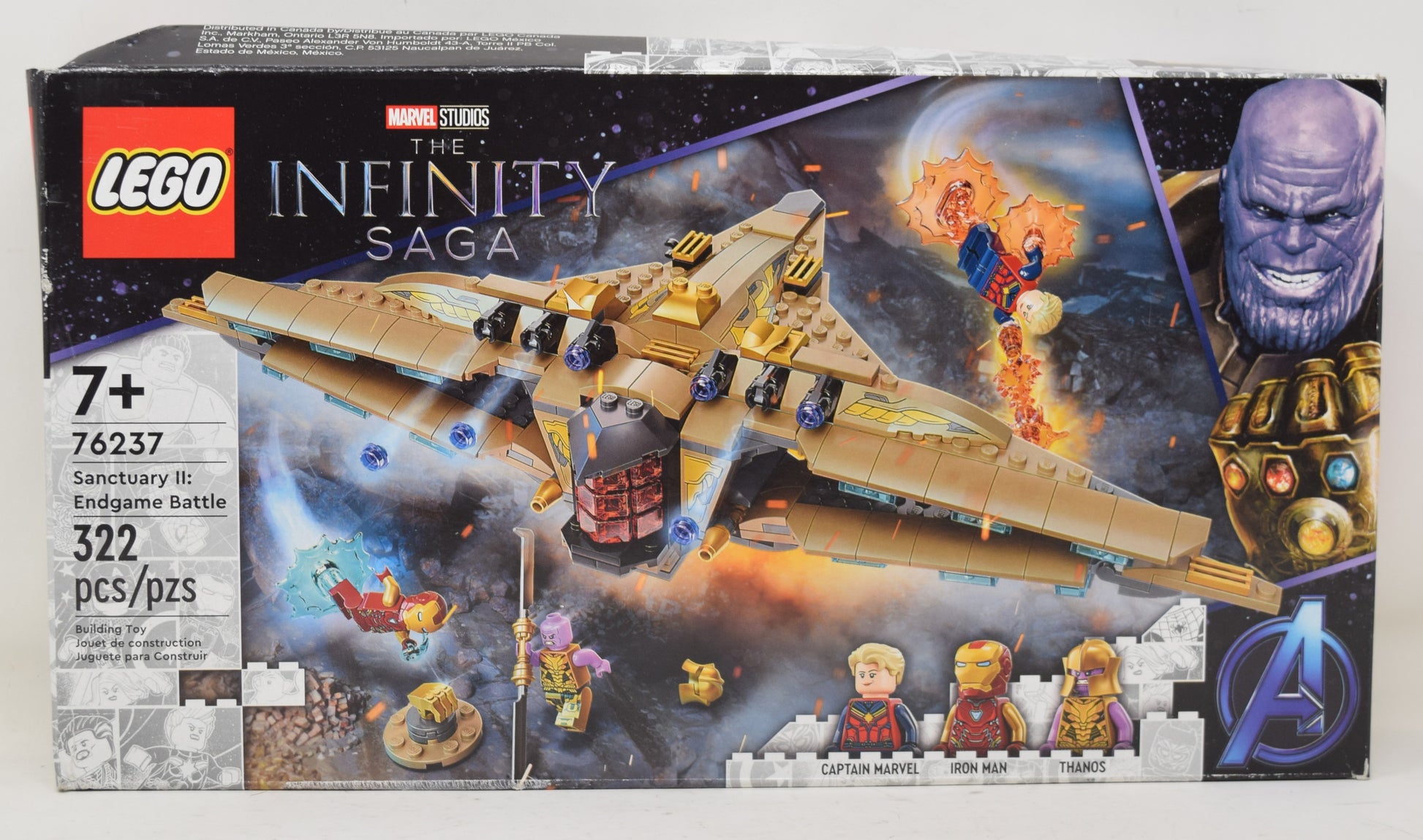 Lego Marvel Infinity Saga Sanctuary II Endgame Avengers Set Thanos