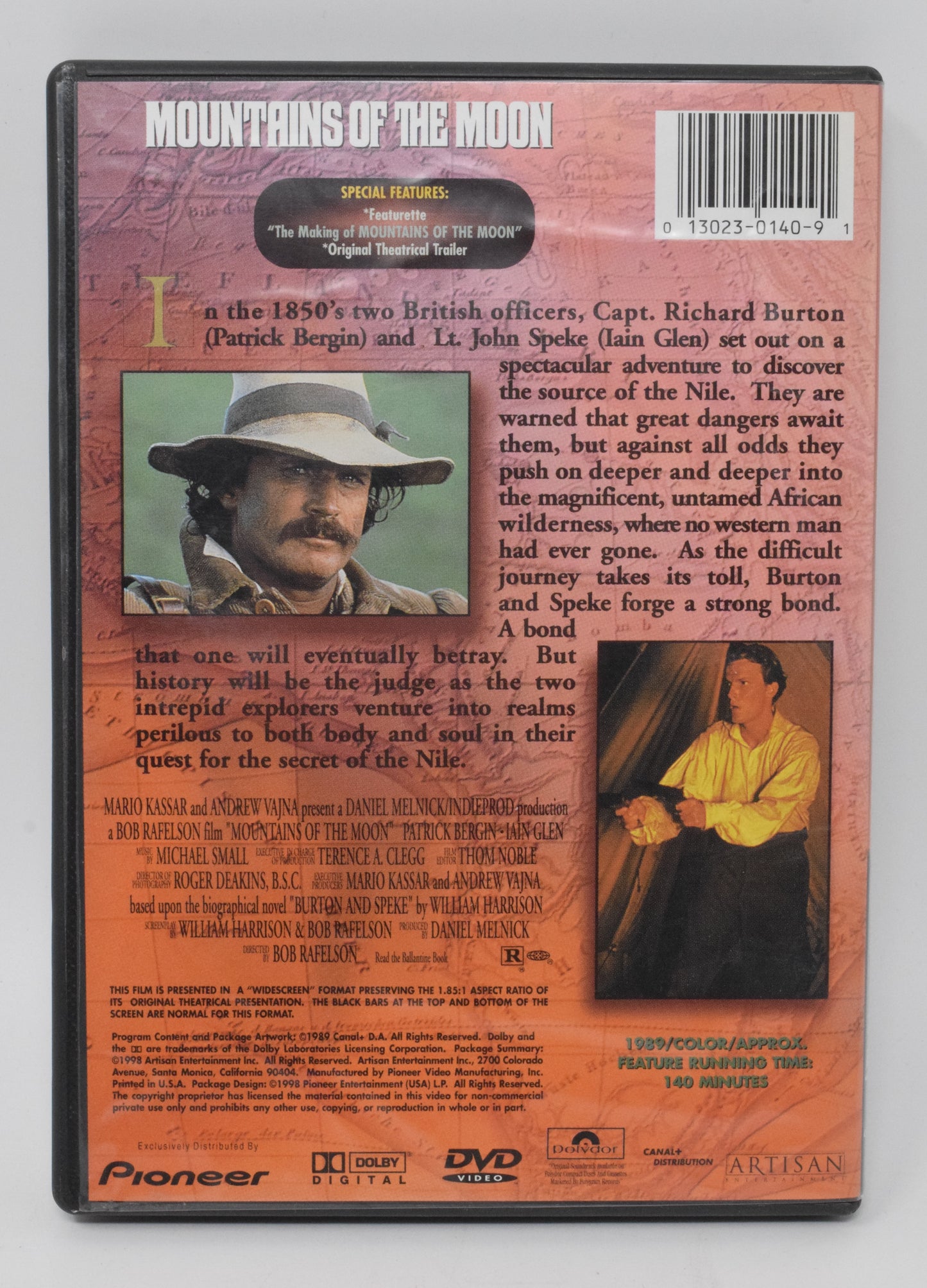 Mountains Of The Moon DVD Widescreen Edition