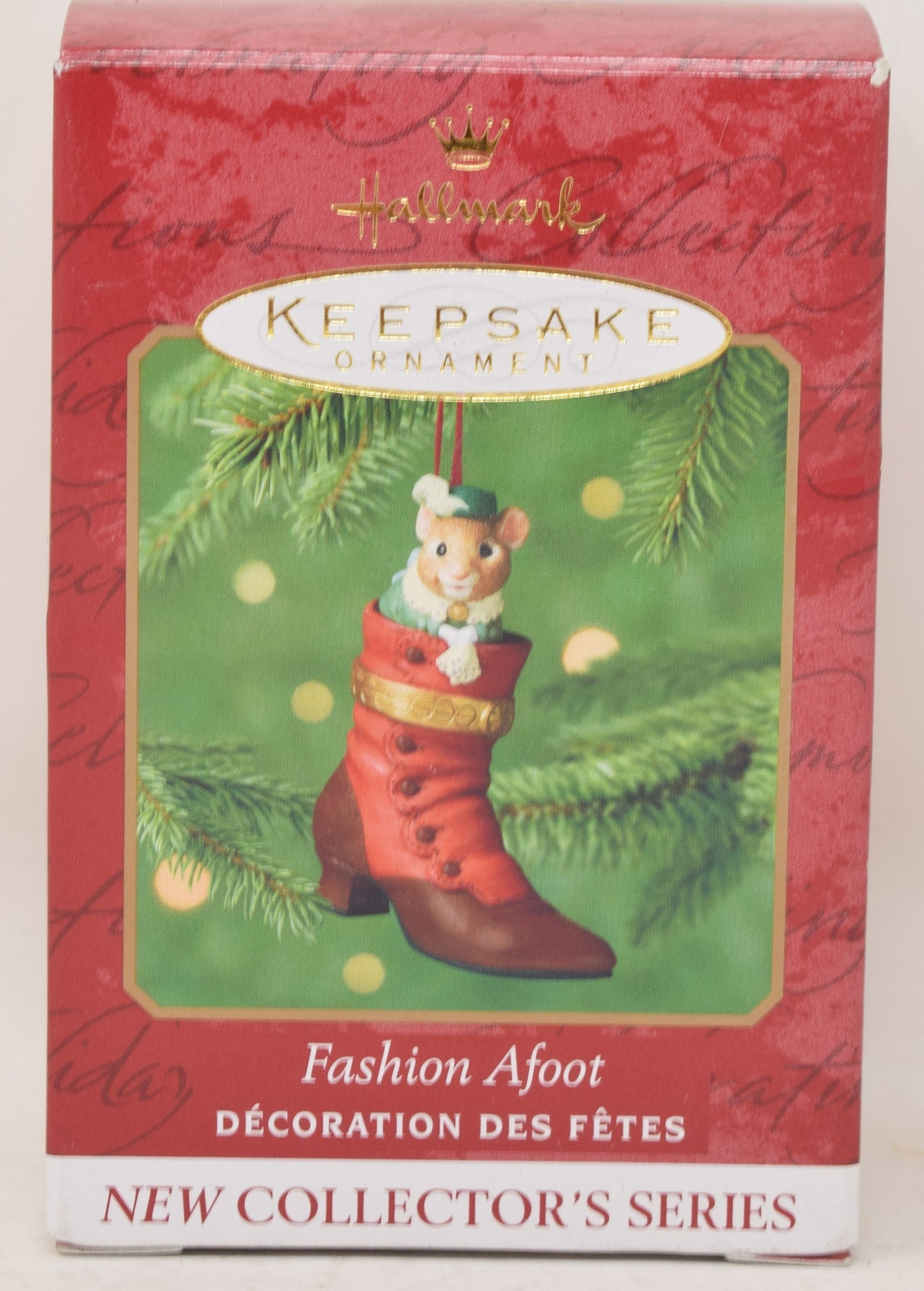 Hallmark Ornament Fashion Afoot Shoe Christmas Tree 2000 NIB