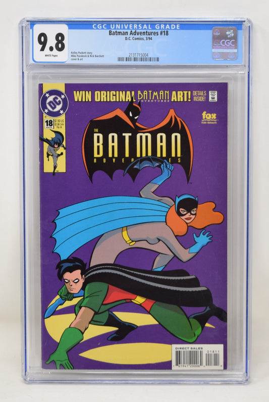 Batman Adventures 18 DC 1994 CGC 9.8 Batgirl Robin