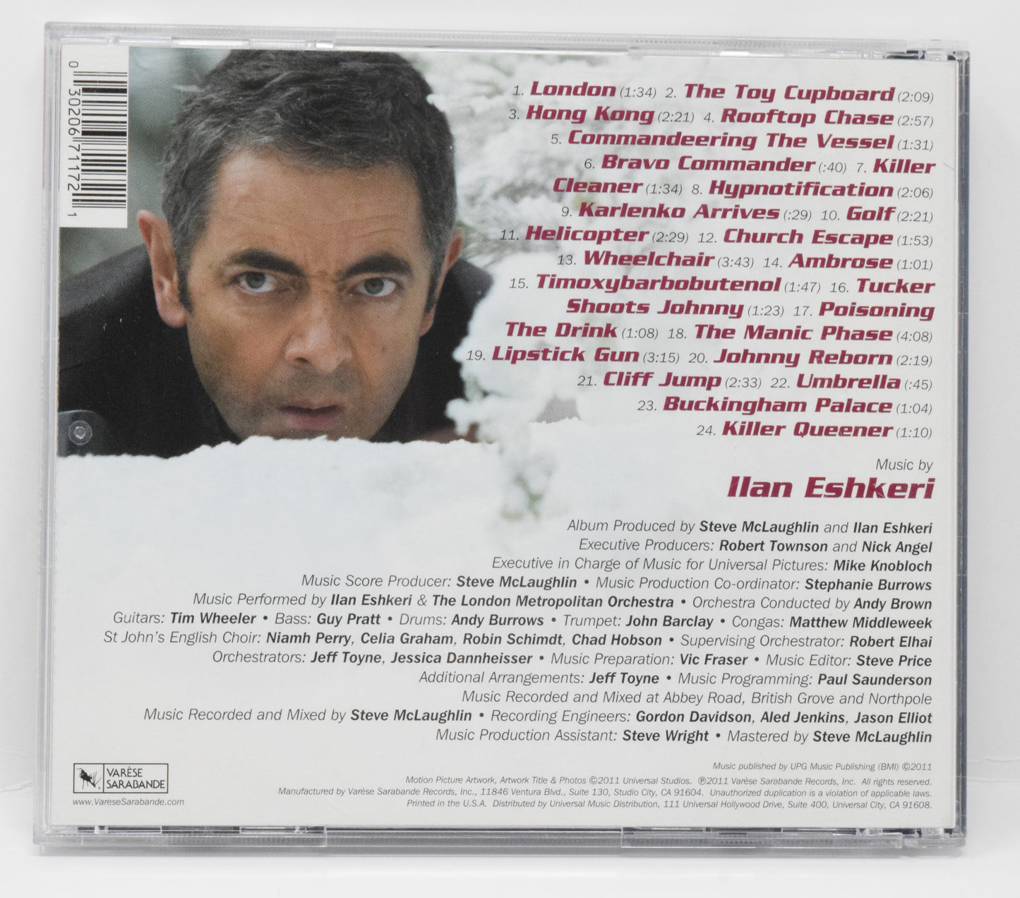 Johnny English Reborn Soundtrack CD Ilan Eshkeri