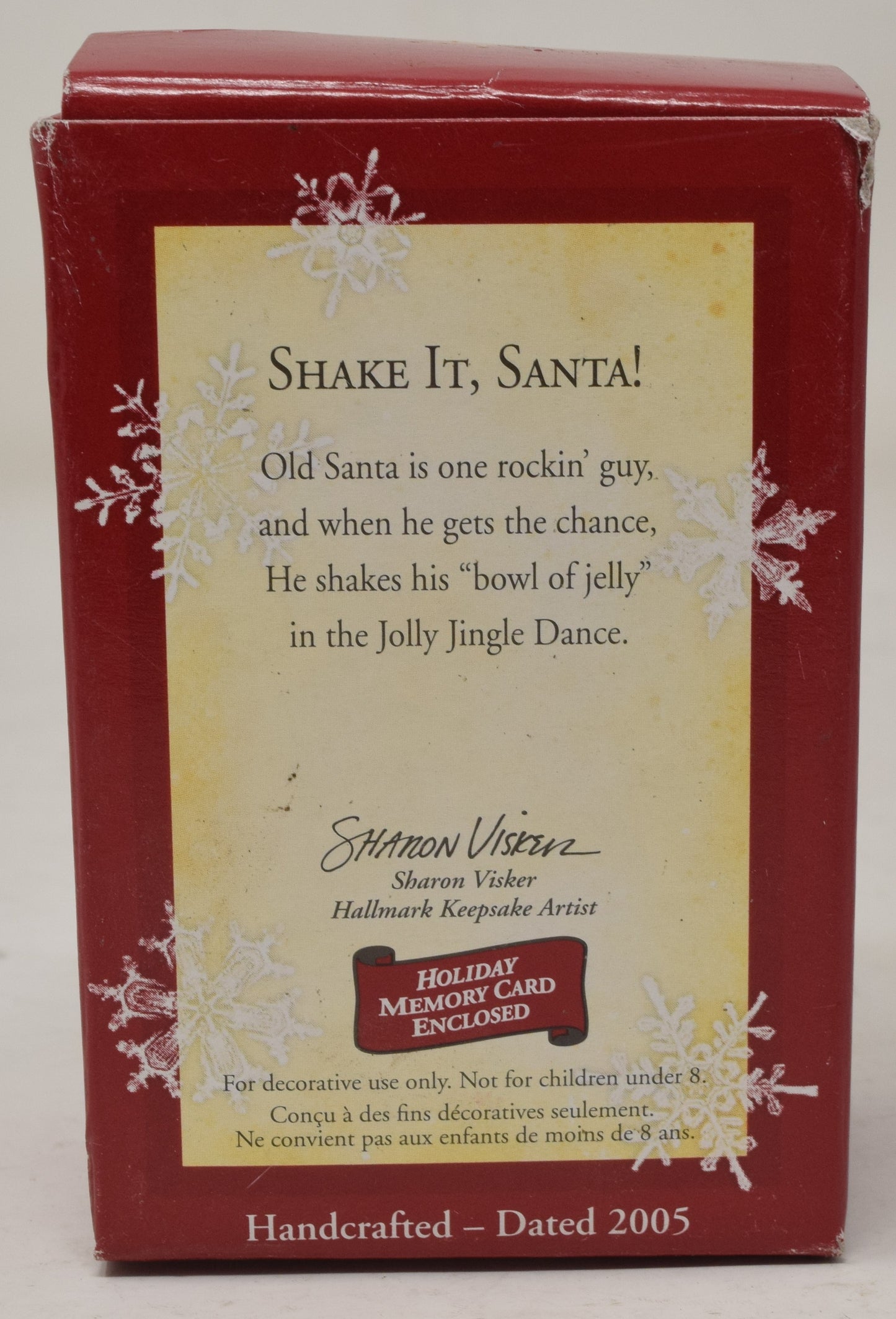 Hallmark Keepsake Ornament Shake It Santa Claus Christmas Tree 2005 NIB