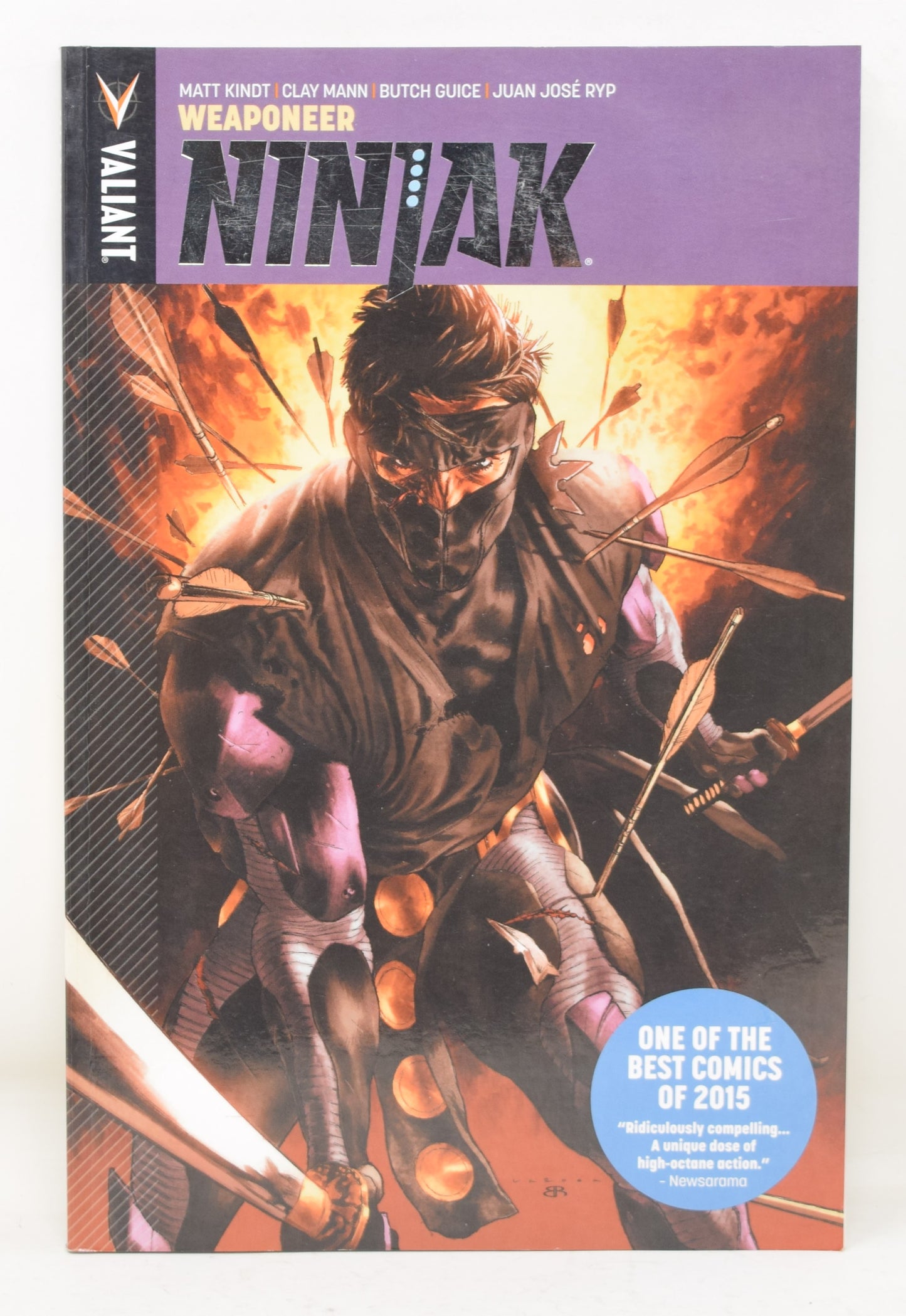 Ninjak Vol 1 Weaponeer Valiant Ent. 2015 GN NM New