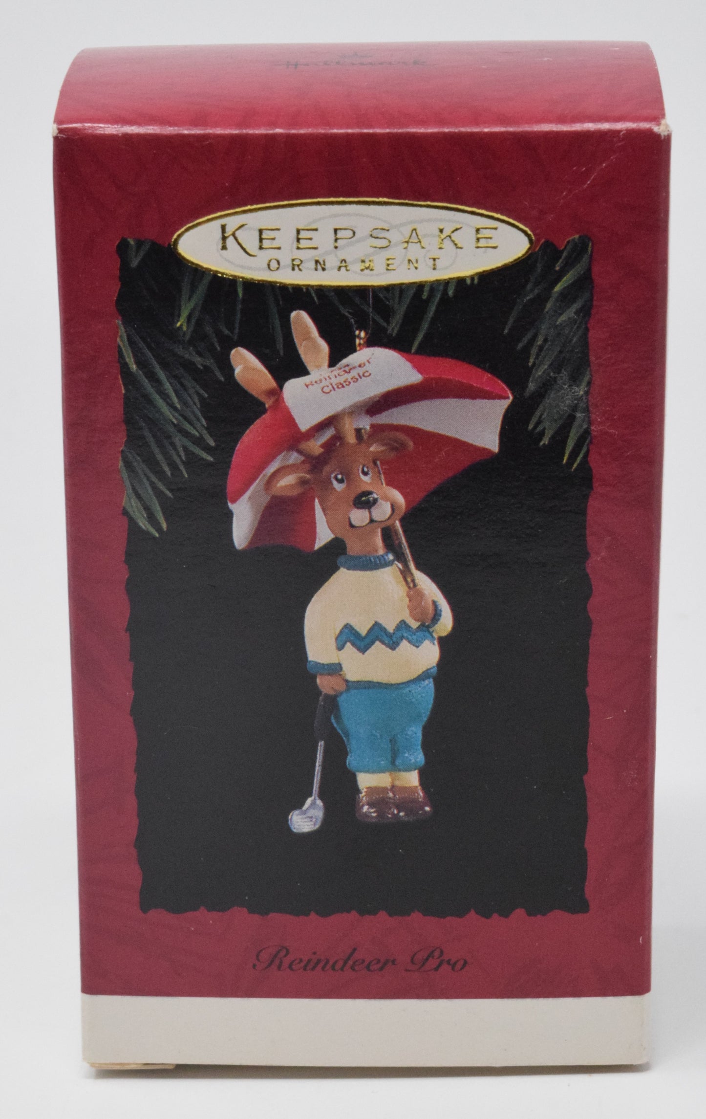 Hallmark Keepsake Reindeer Pro Christmas Ornament 1994 NIB