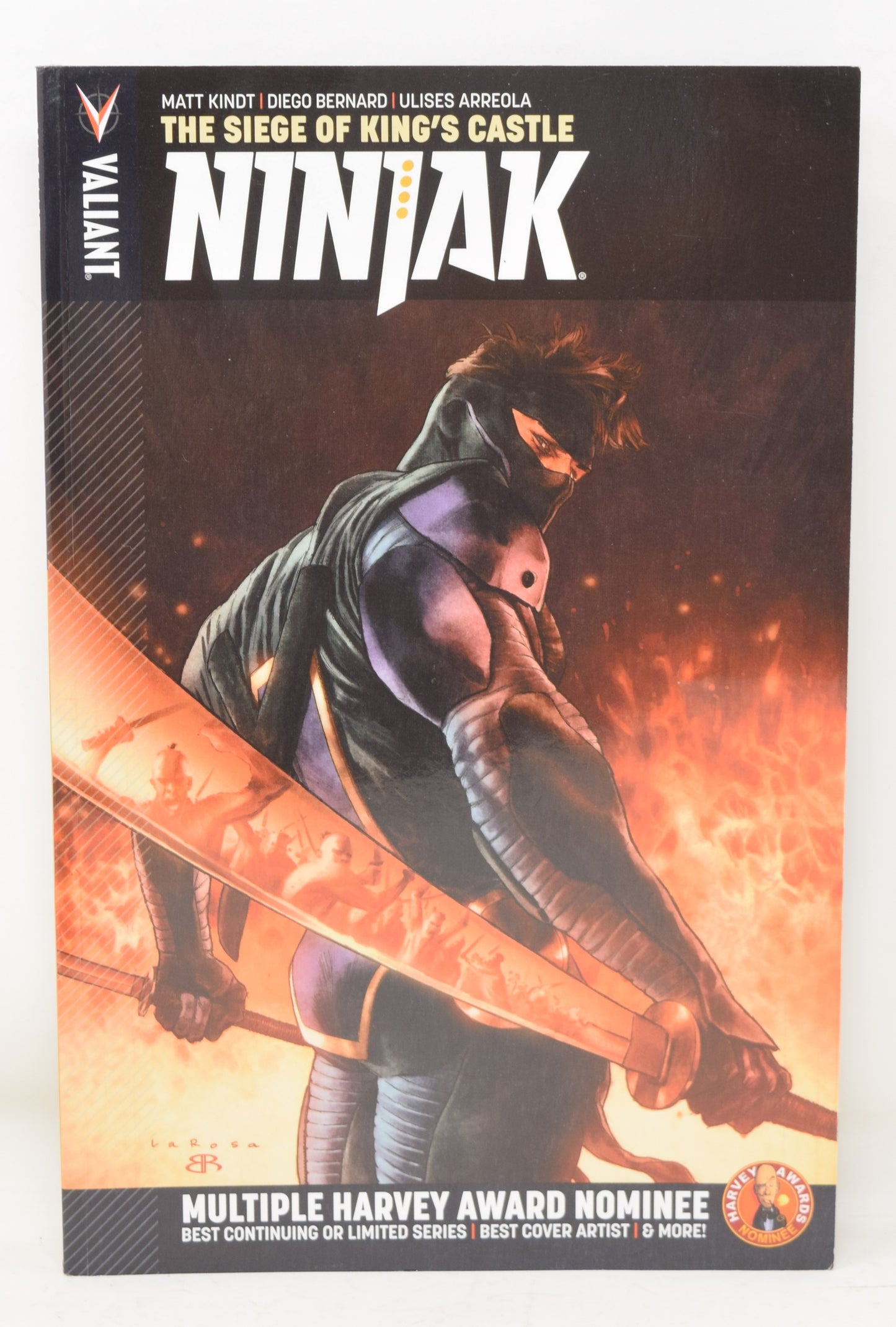Ninjak Vol 4 The Seige of King's Castle Valiant Ent, 2016 GN NM New