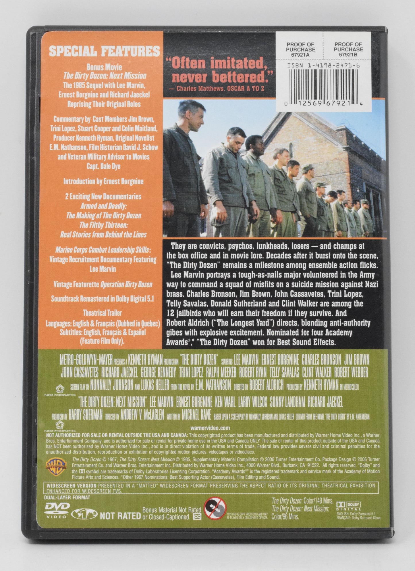 The Dirty Dozen Two- Disc Special Edition DVD