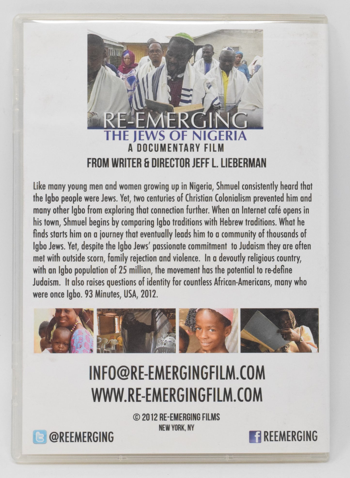 Re-Emerging The Jews of Nigeria A Documentary Film DVD