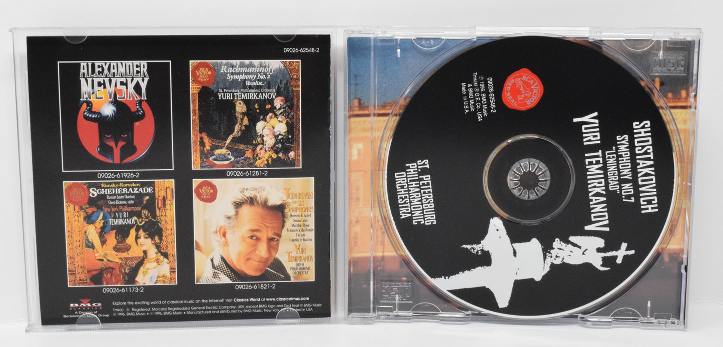 Shostakovich Yuri Temirkanov St Petersburg Phil Symphony 7 Leningrad CD