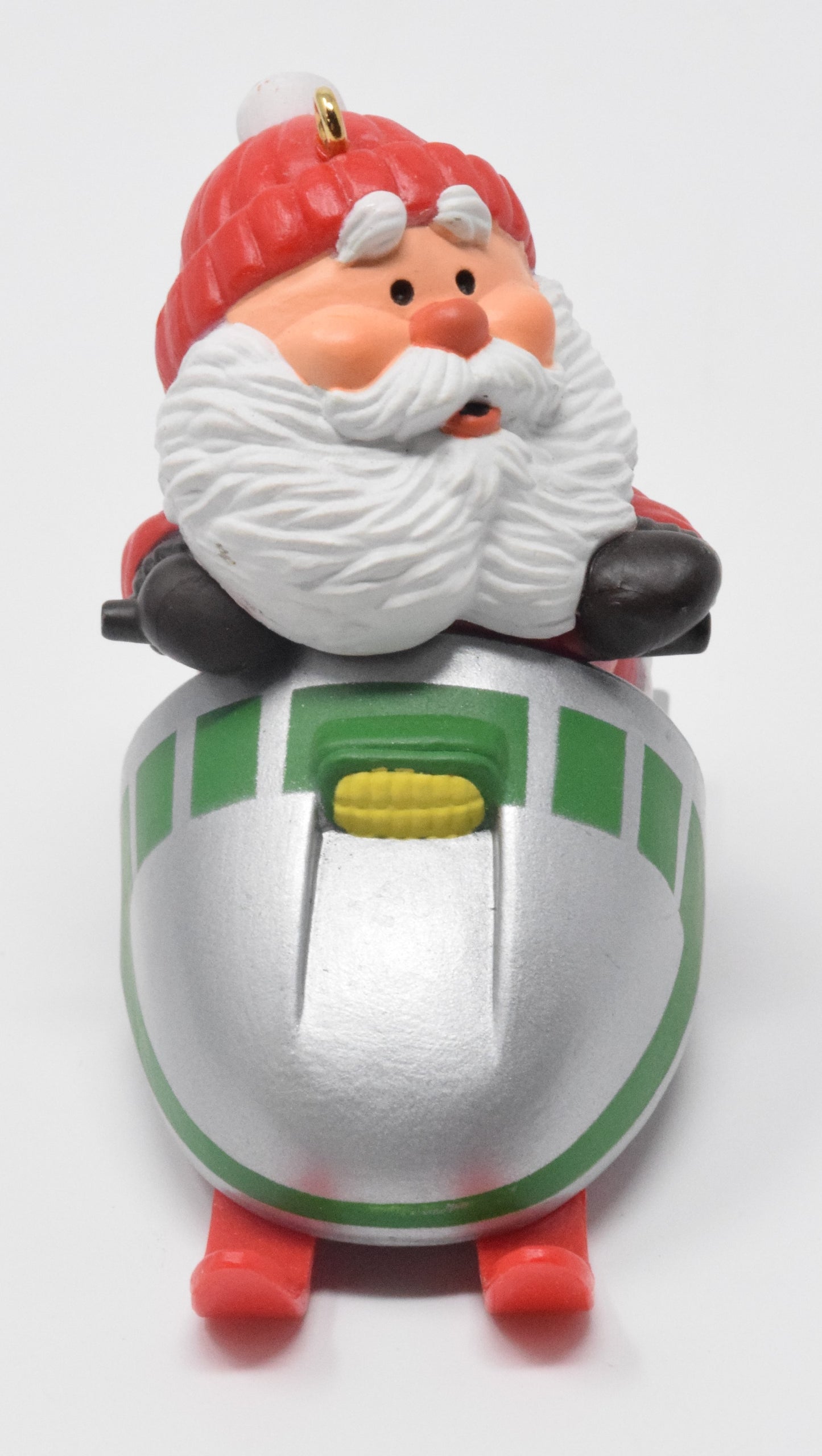 Hallmark Keepsake Snowmobile Santa Christmas Ornament 1984