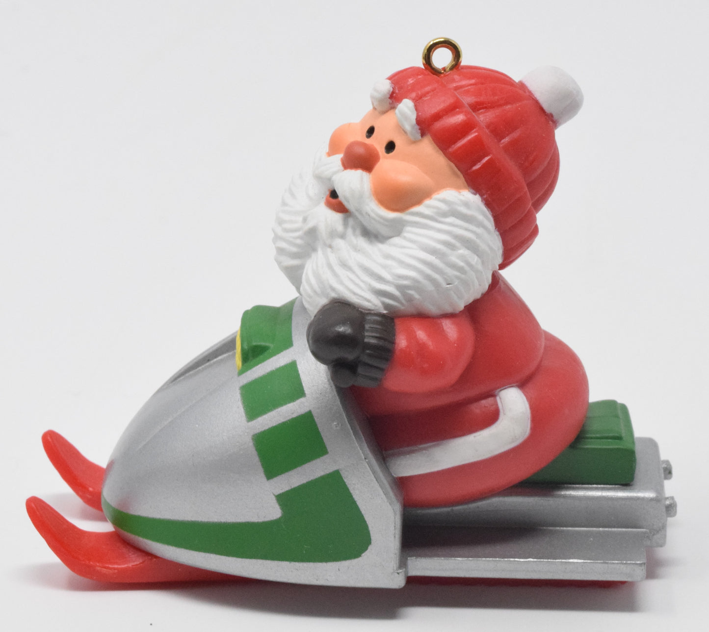 Hallmark Keepsake Snowmobile Santa Christmas Ornament 1984