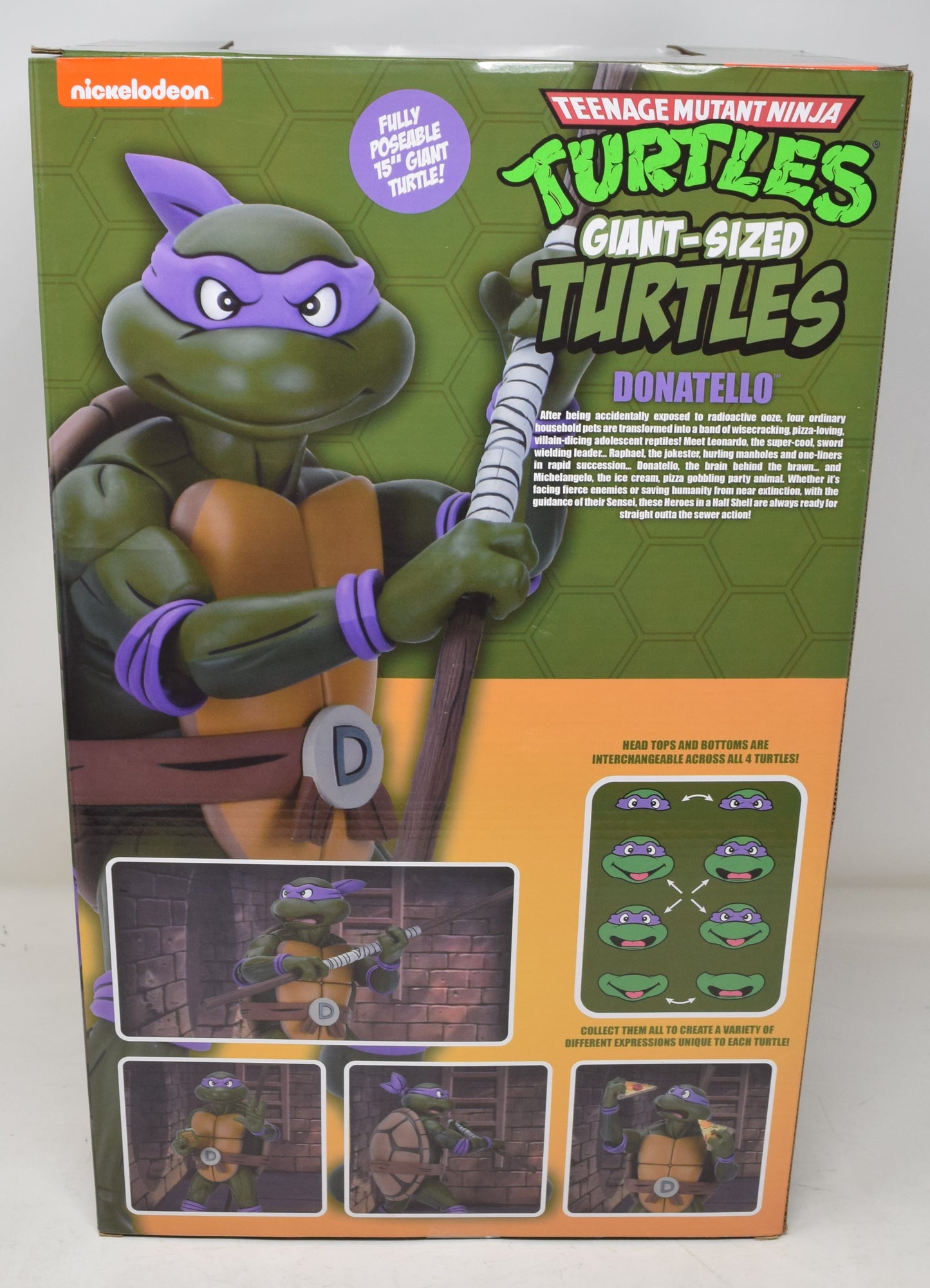 Teenage Mutant Ninja Turtles TMNT Giant Sized Donatello 15" NECA New