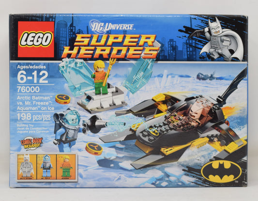 Lego Super Heroes Artic Batman Vs Mr Freeze Aquaman On Ice Set 76000 New