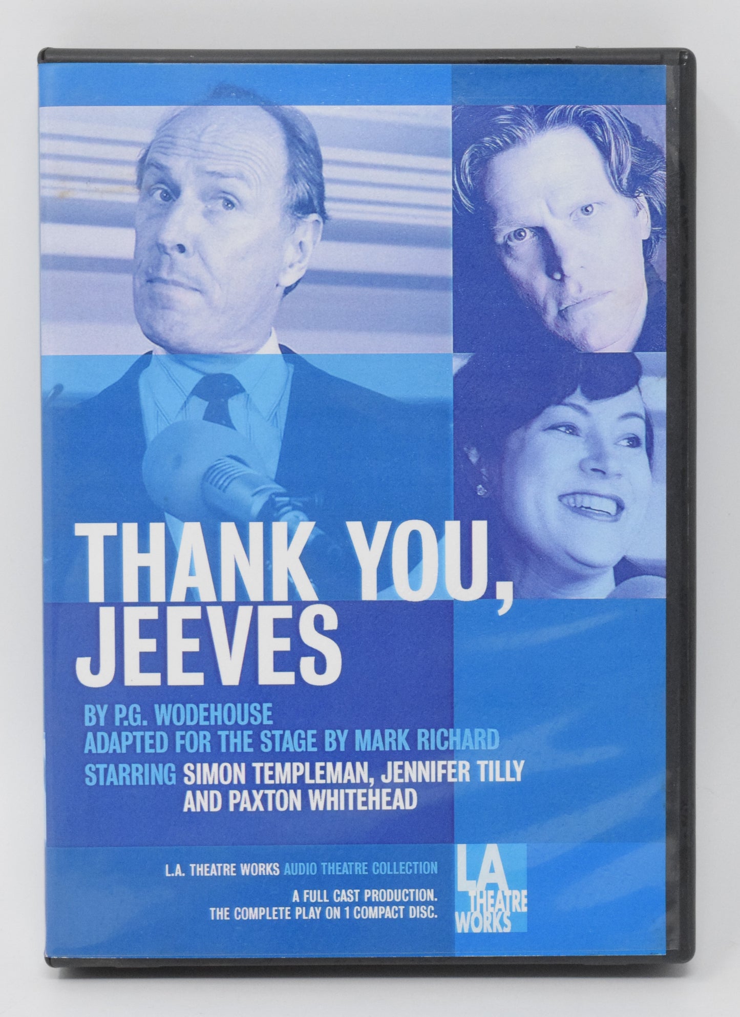 Thank you, Jeeves DVD 2 Compact Discs LATW By P. G Wodehouse