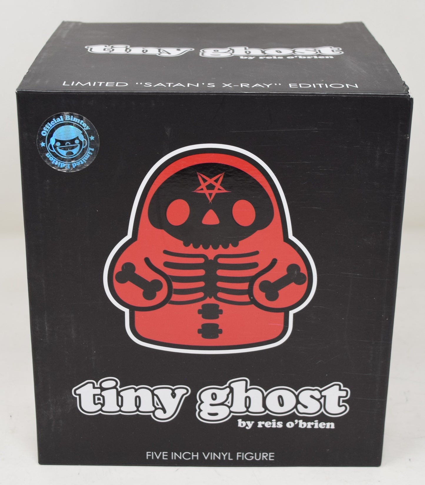 Tiny Ghost Satan's X-Ray Vinyl Figure Reis O'Brien 5" Bim Toy LE 400