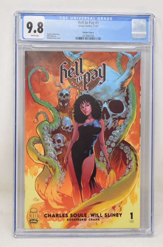 Hell To Pay 1 Image 2022 CGC 9.8 1:50 Mahmud Asrar Variant