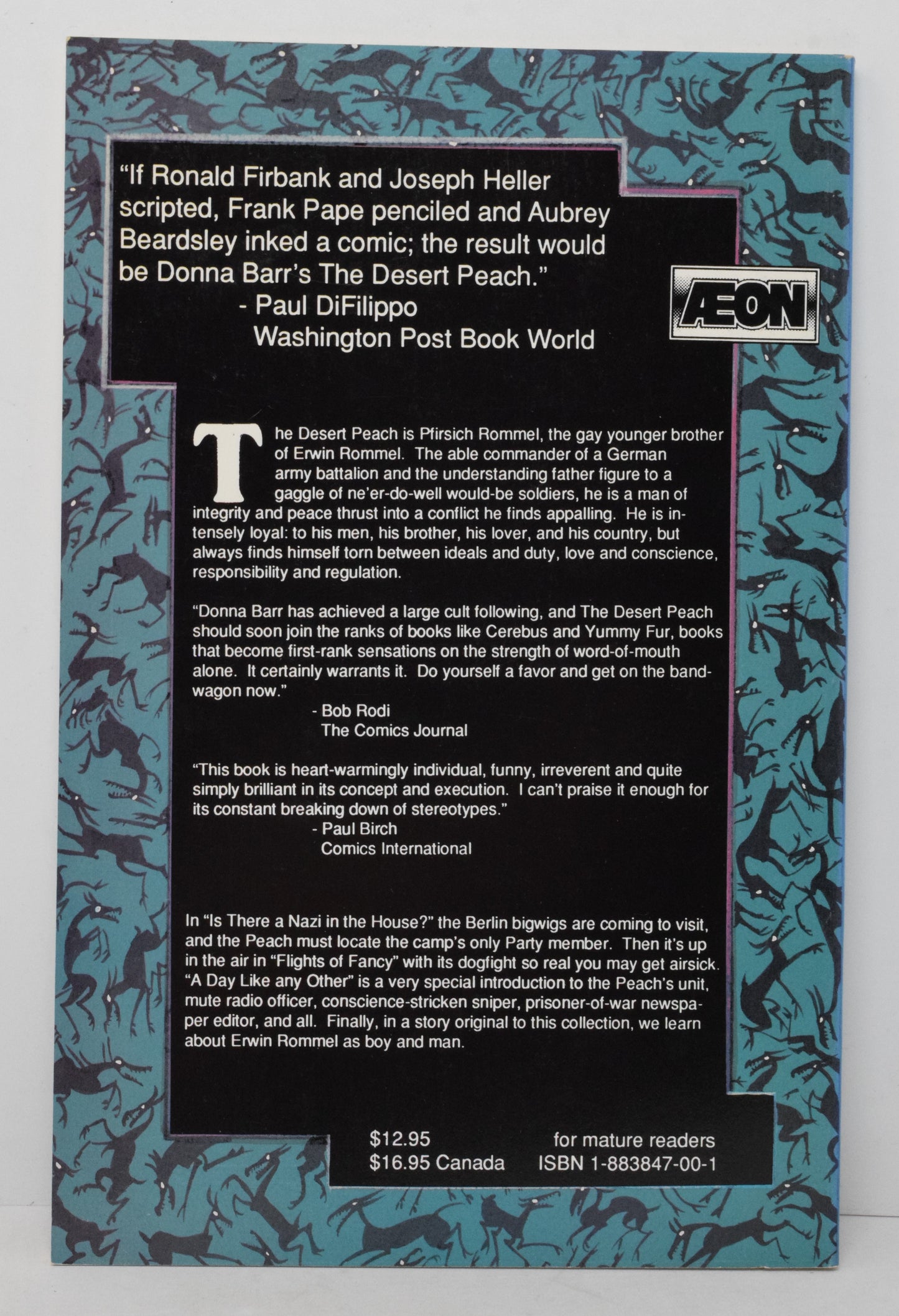 Desert Peach Politics Pilots Puppies TPB Aeon 1991 VF 4th Print Donna Barr