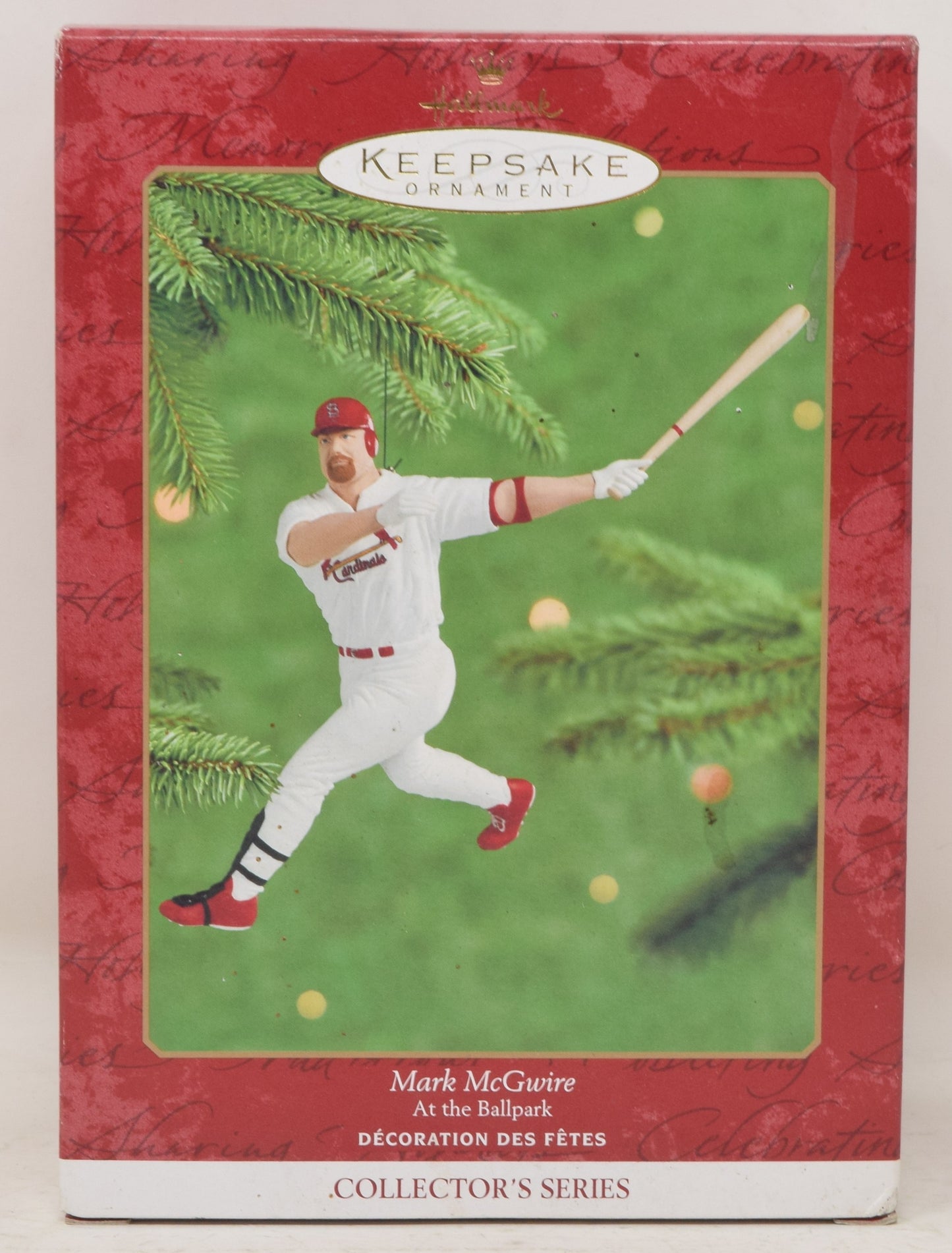 Hallmark Keepsake Ornament Mark McGwire Baseball Christmas Tree 2000 NIB