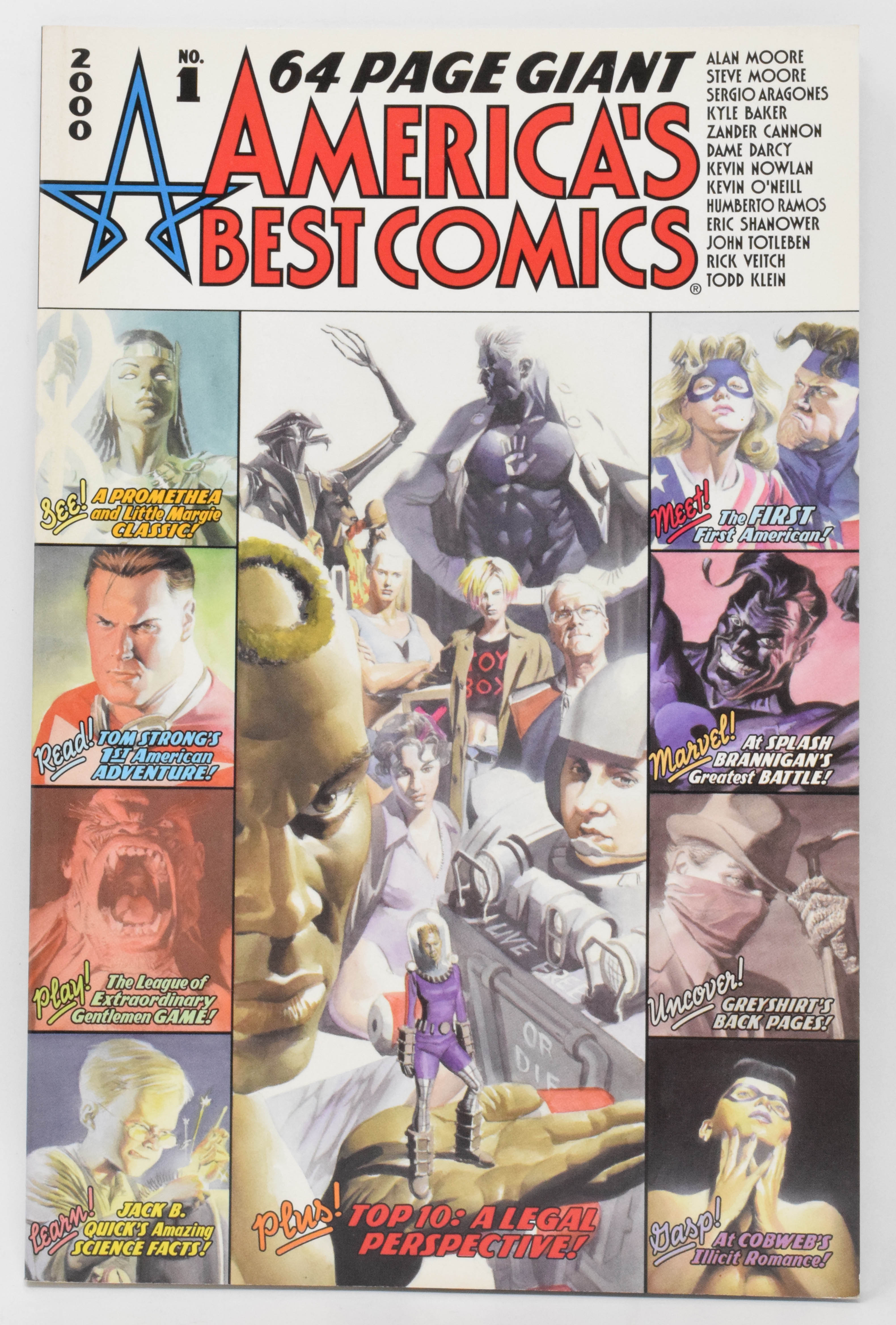 America's Best Comics Special 1 ABC 2000 NM Alan Moore Alex Ross 64 Pa