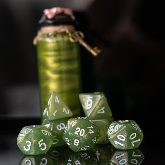 Forest Sprite Acrylic Dice Set