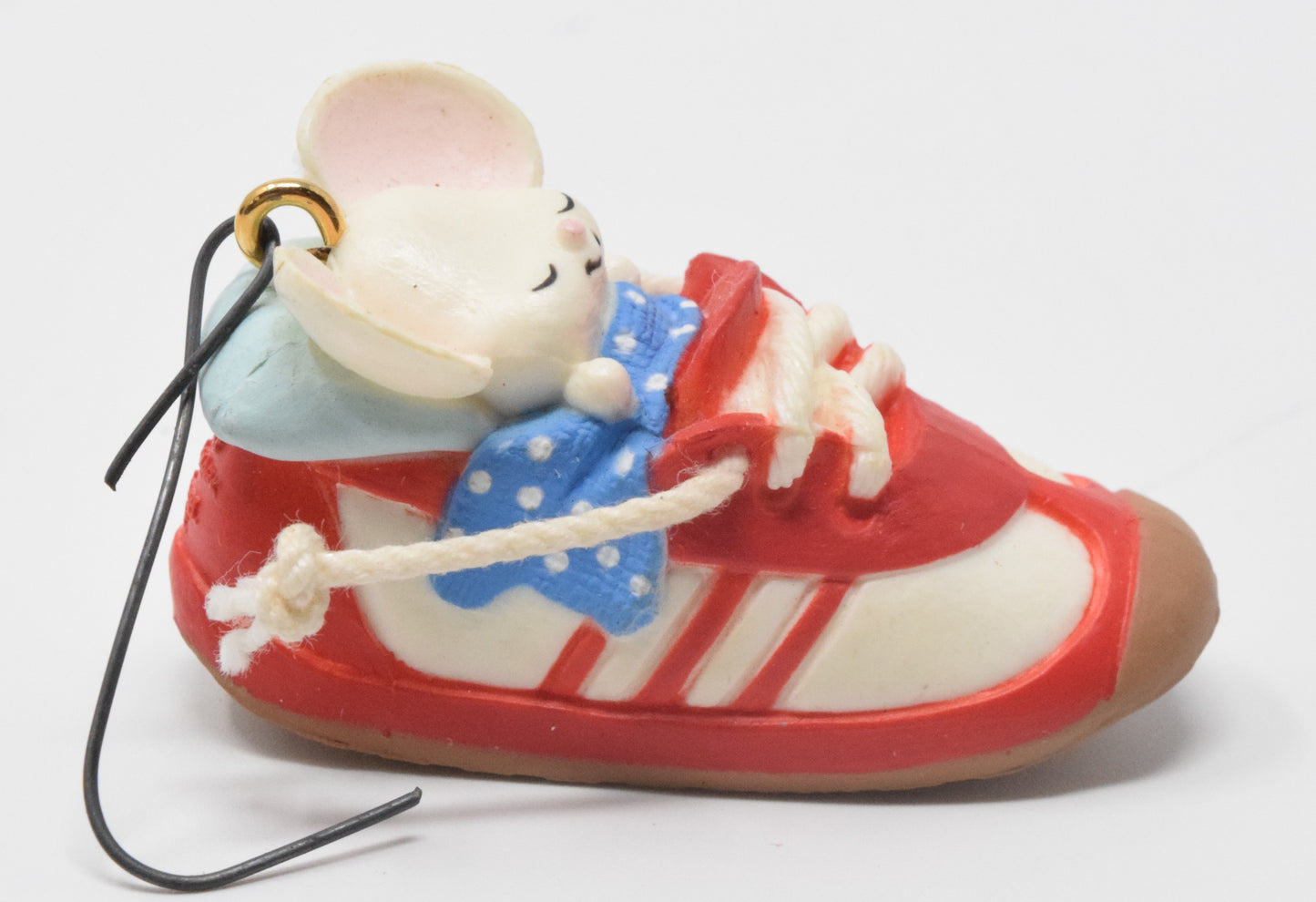 Hallmark Keepsake Sneaker Mouse Christmas Ornament 1983