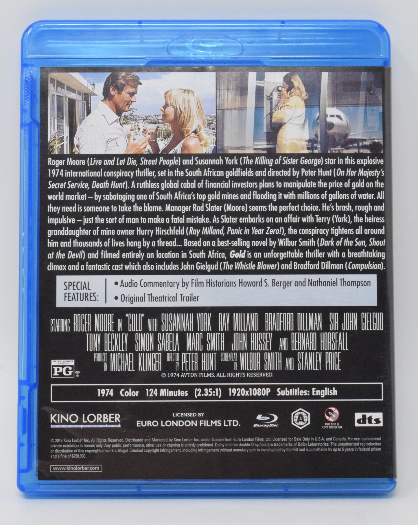 Gold DVD Blu-ray Roger Moore