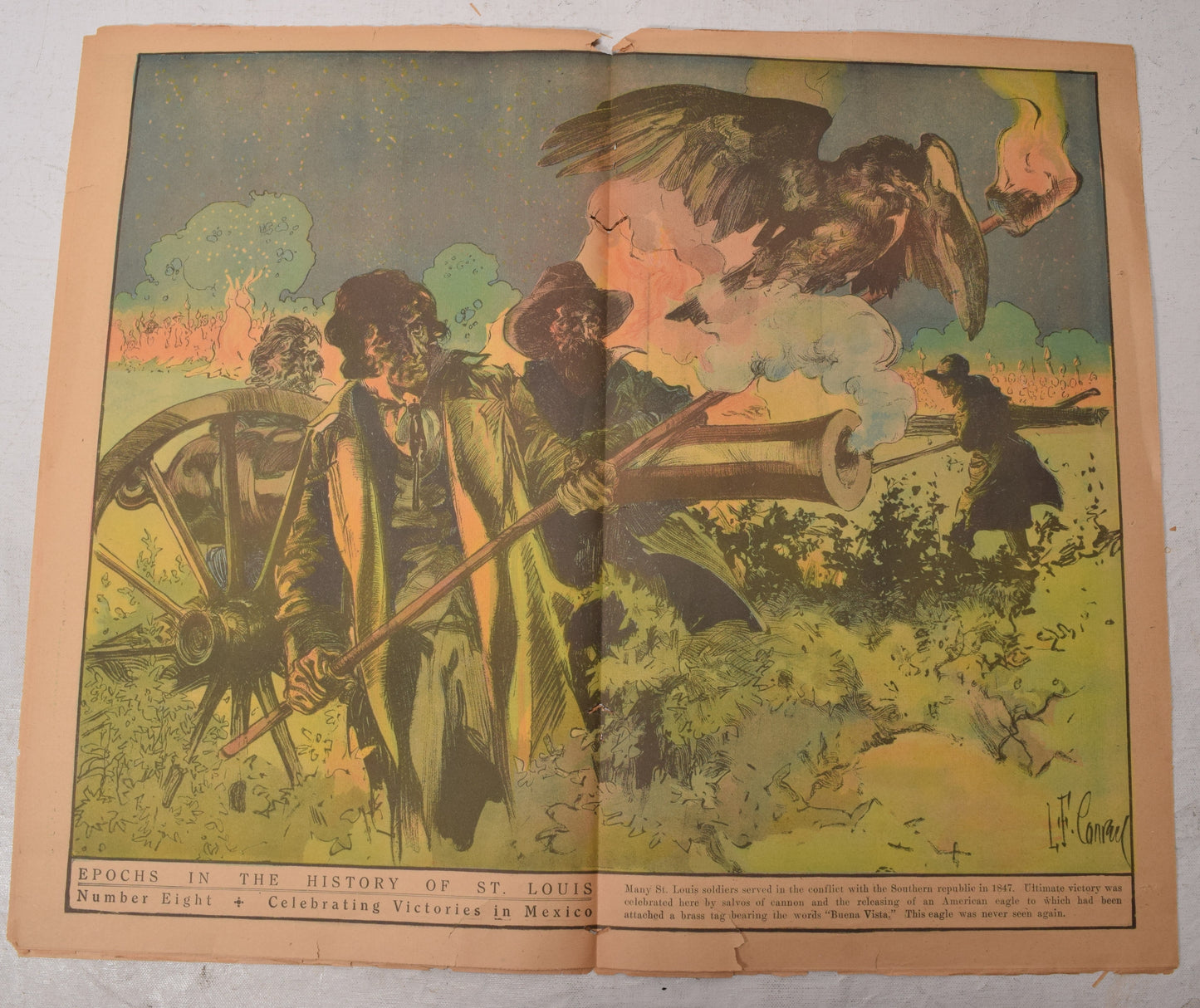 Post Dispatch St Louis April 19 1914 HG Wells Worlds Last War Raffael Painting