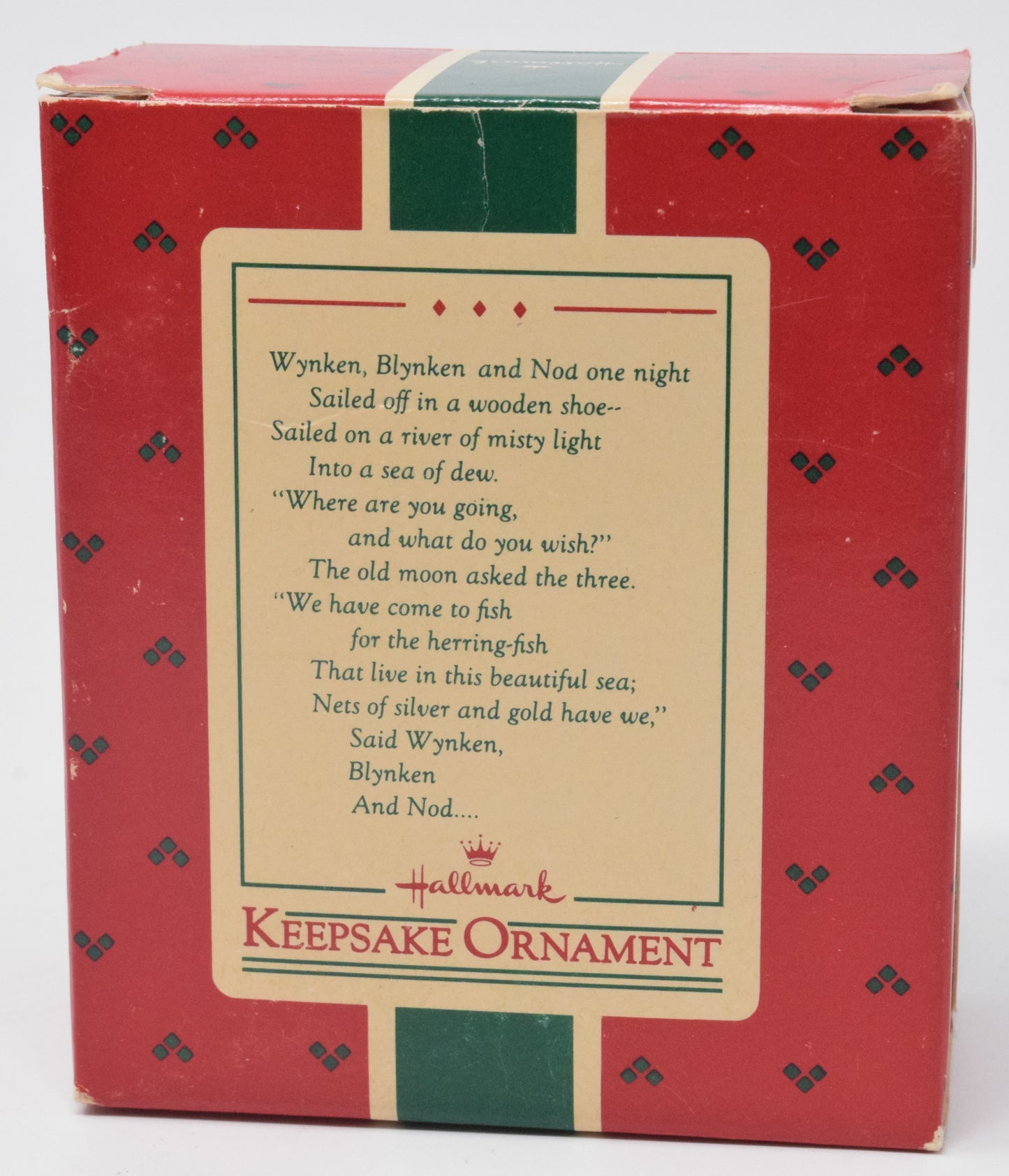 Hallmark Keepsake Wynken, Blynken And Nod Christmas Ornament 1996