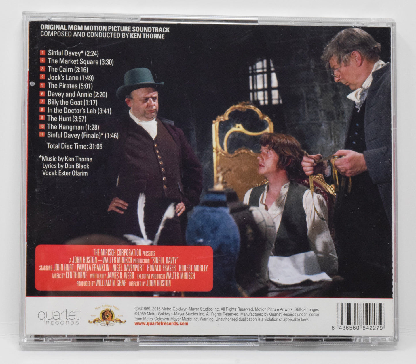 Sinful Davey Soundtrack CD Ken Thorne