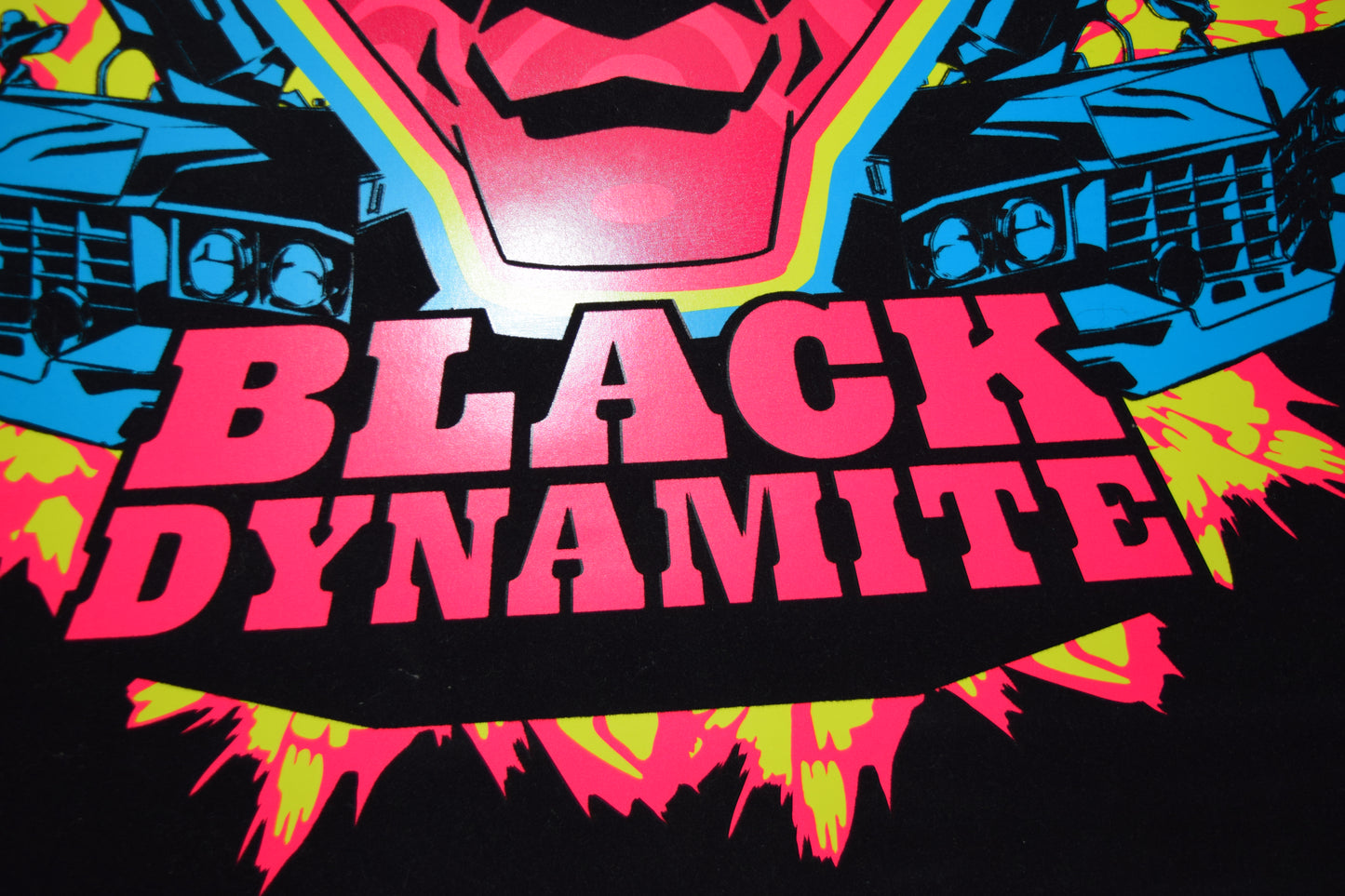 Black Dynamite Velvet Print Poster Adult Swim SDCC 2012 18 x 24