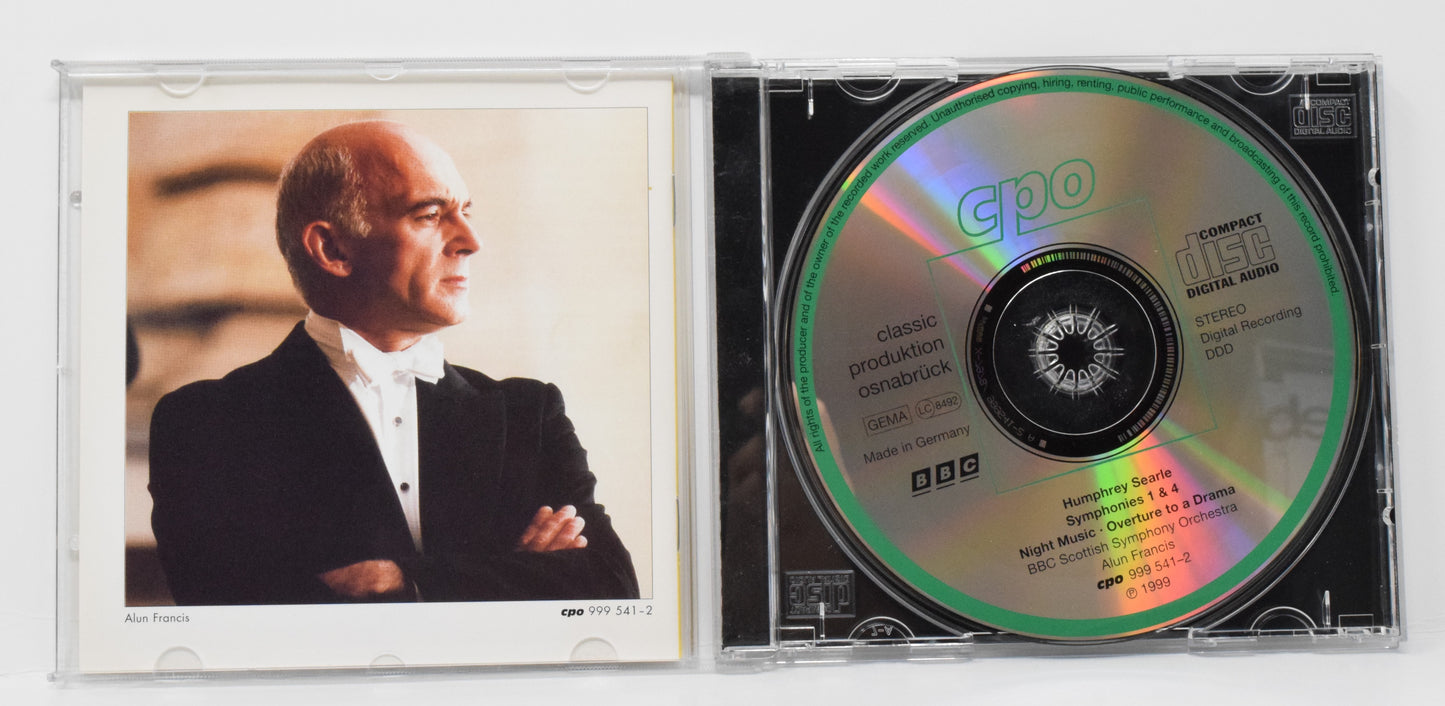 Humphrey Searle BBC Scottish Symphony Orchestra Night Music CD Alun Francis