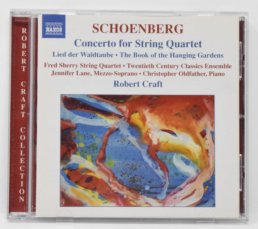 Schoenberg Fred Sherry Concerto String Quartet Book Of Hanging Gardens CD