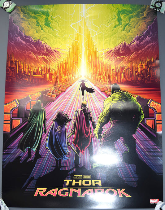 Thor Ragnarok Art Print Poster Dan Mumford Marvel Studios Hulk Hela 18 x 24