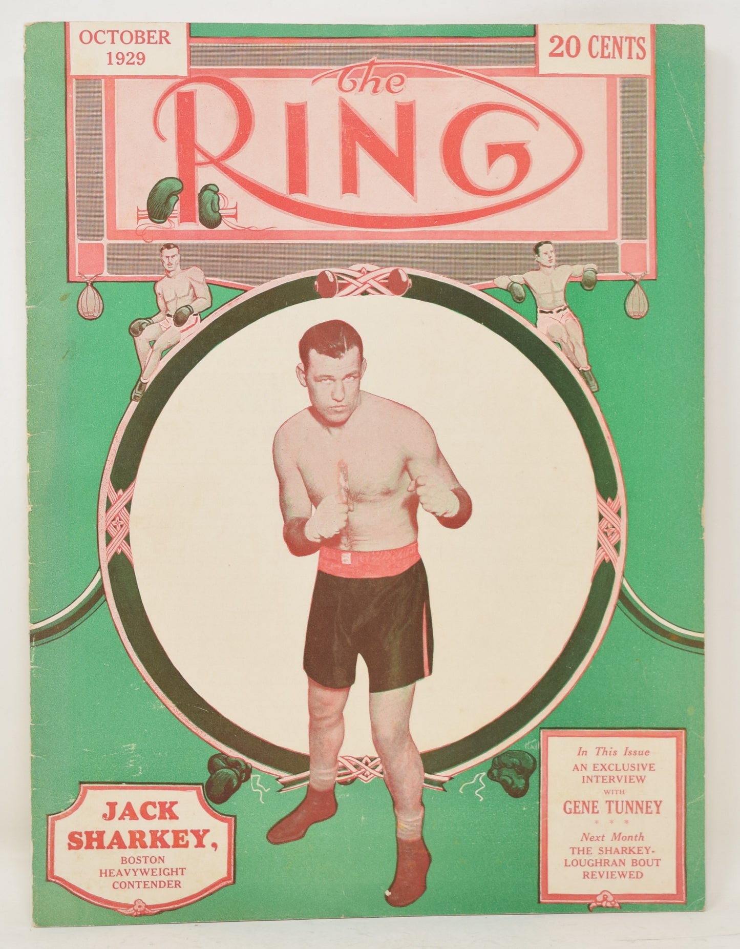 Ring Magazine October 1929 Boxing Izzy Schwartz Everlast Ad