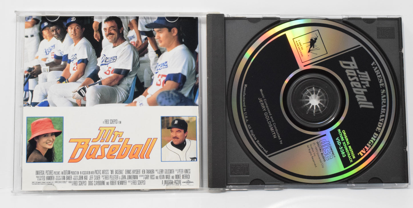 Mr Baseball Soundtrack CD Jerry Goldsmith Tom Selleck