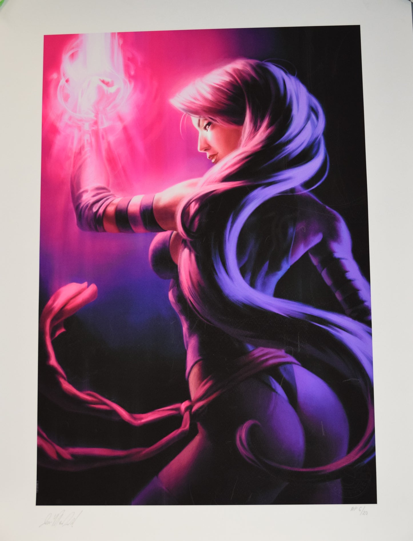 Psylocke Ian MacDonald Sideshow Art Print AP 6/20 X-Men GGA