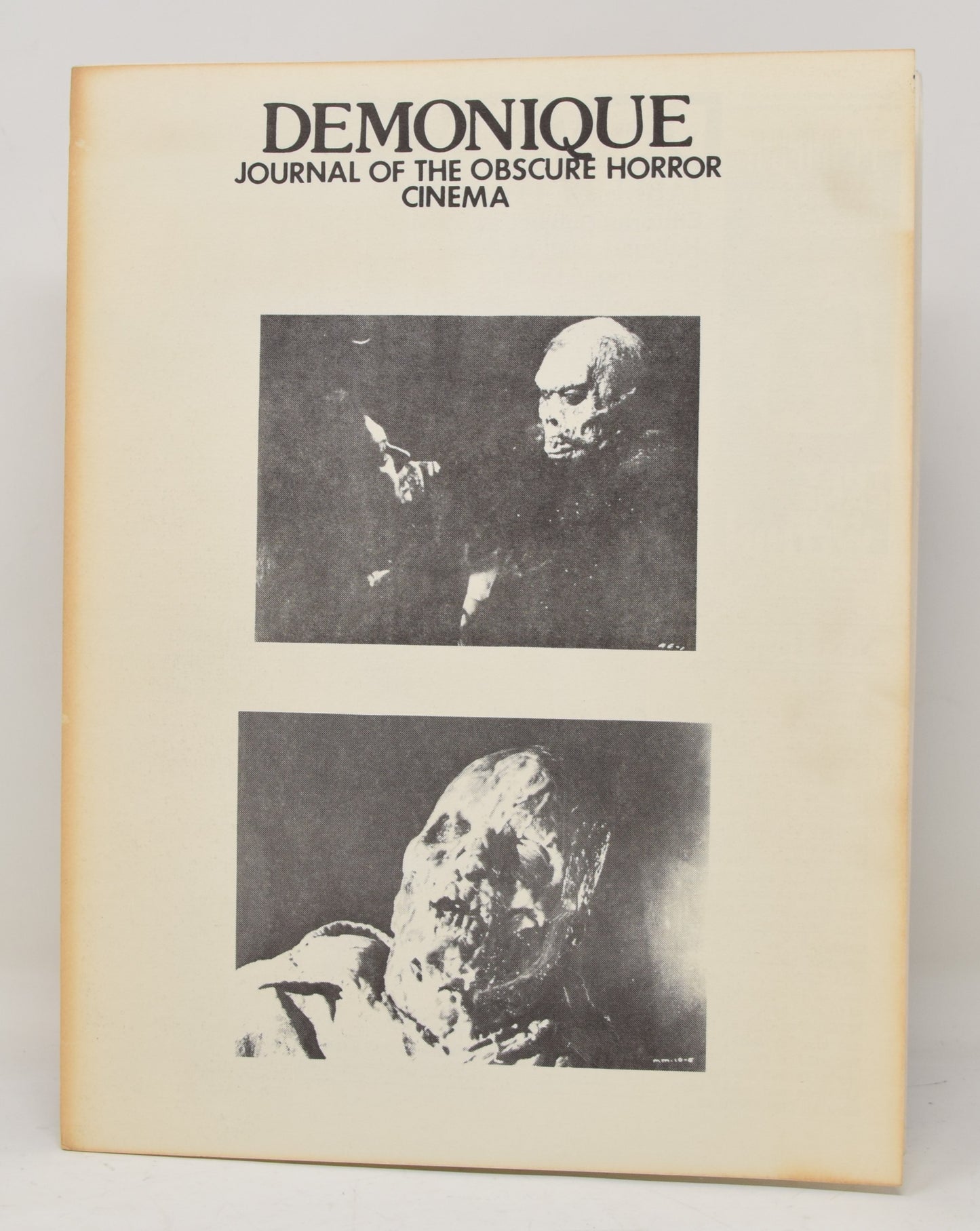 Demonique Magazine Fanzine 1 Fantaco 1980 VF Obscure Horror Incredible Melting Man