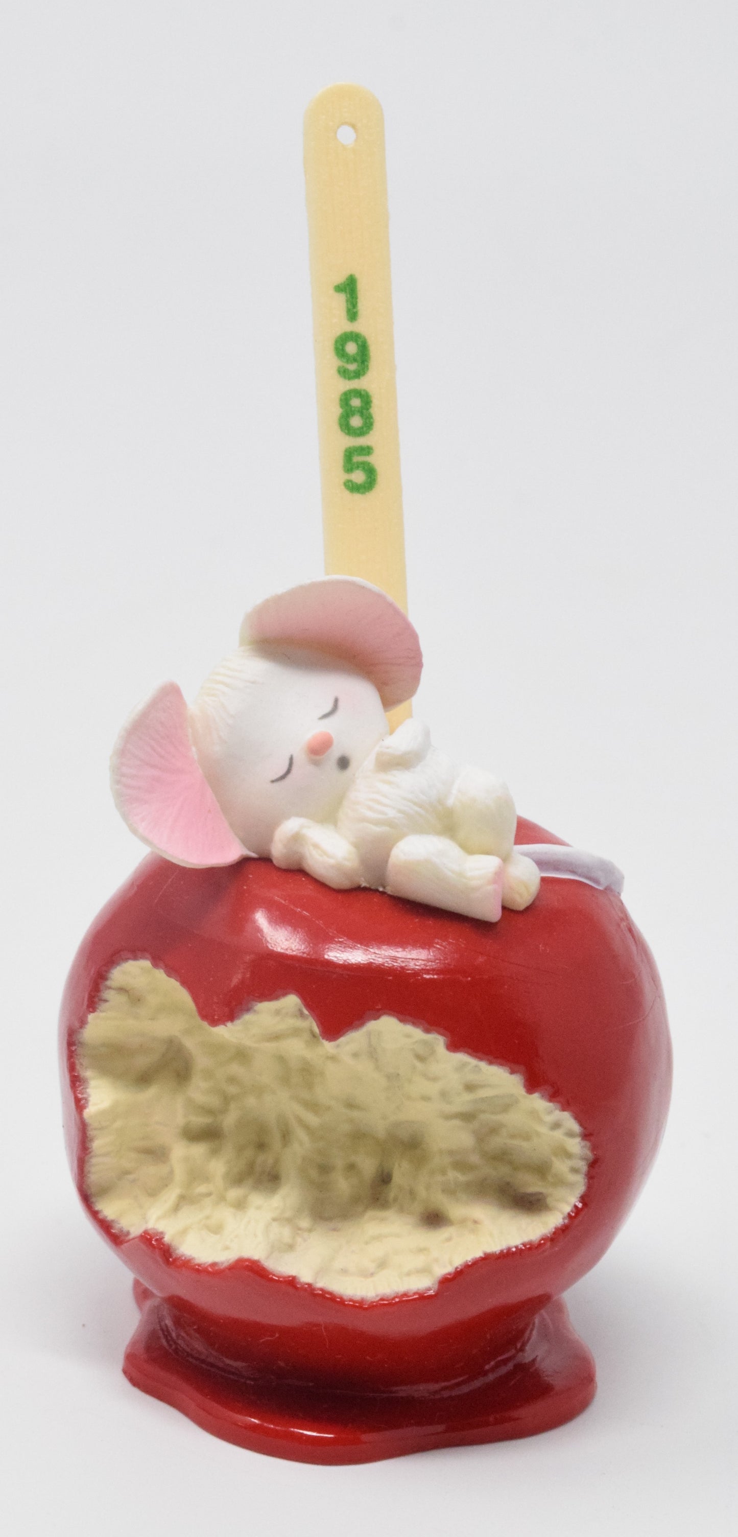 Hallmark Keepsake Candy Apple Mouse Christmas Ornament 1985