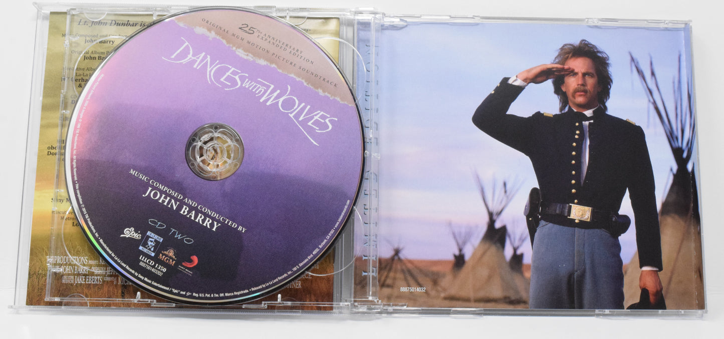 Dances With Wolves Soundtrack CD 2 Disc 25th Anniversary John Berry LTD 5000