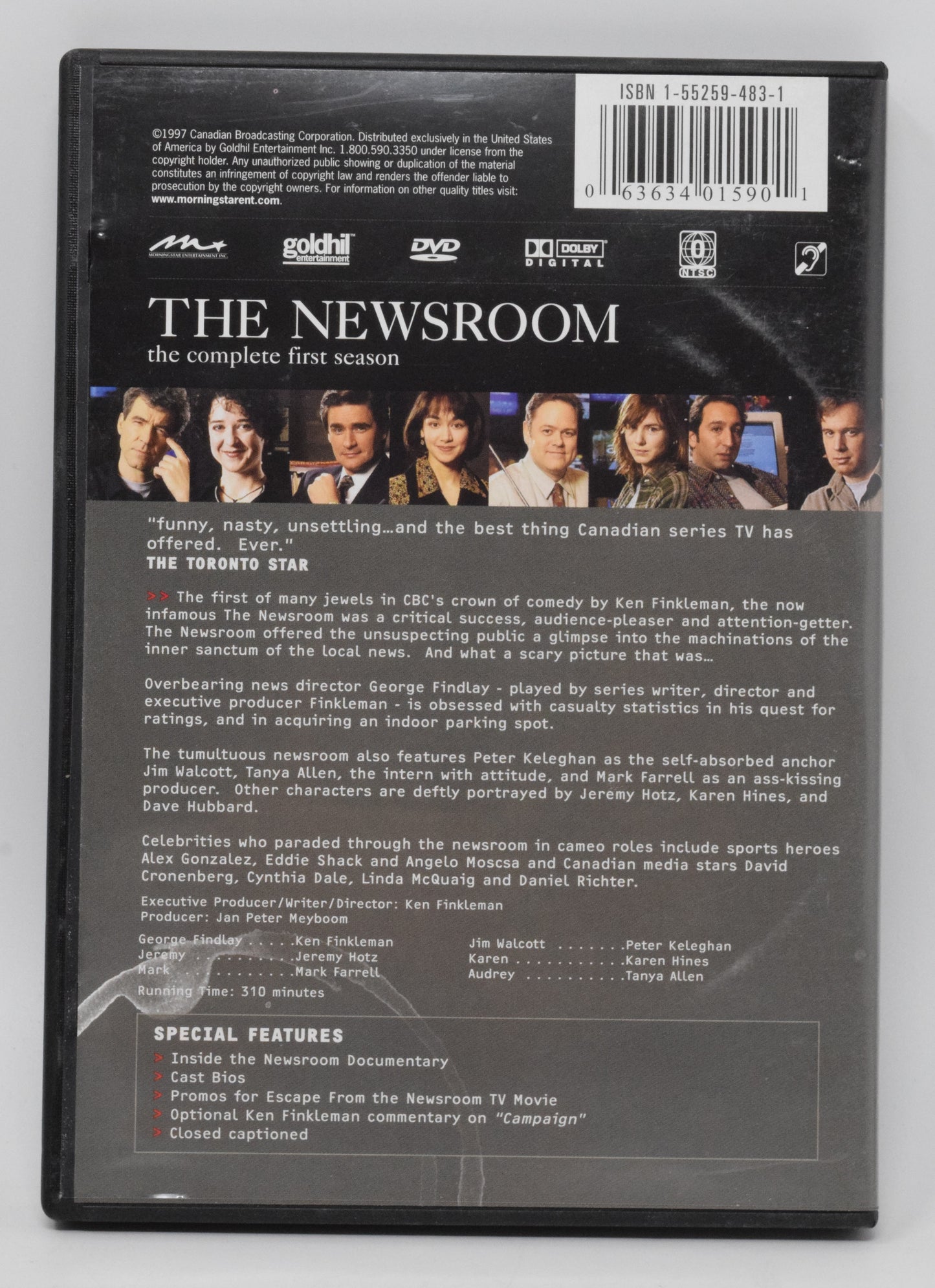 The Newsroom The Complete First Season Two DVD Set