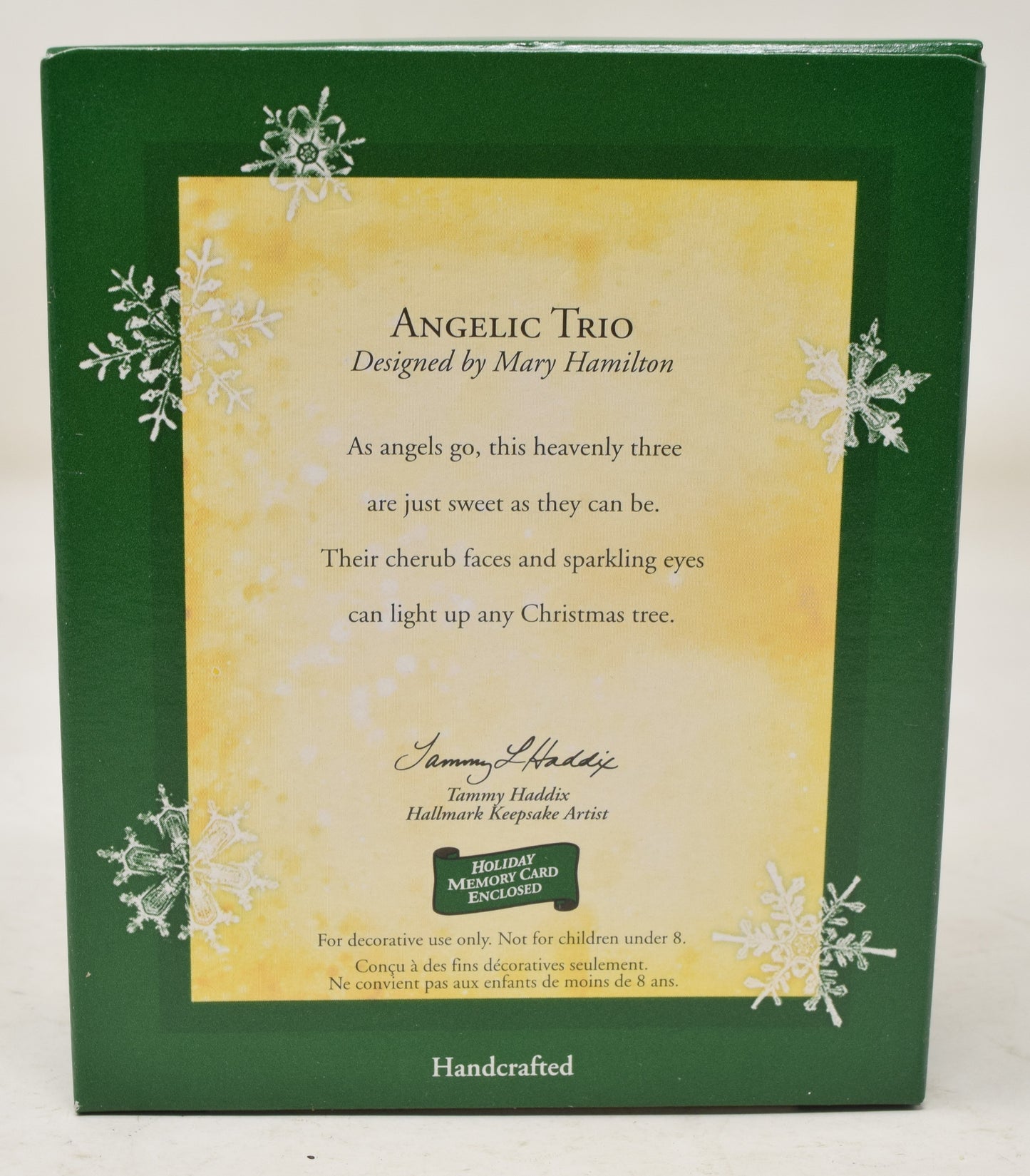 Hallmark Keepsake Ornament Angelic Trio Angels Christmas Tree 2005 NIB