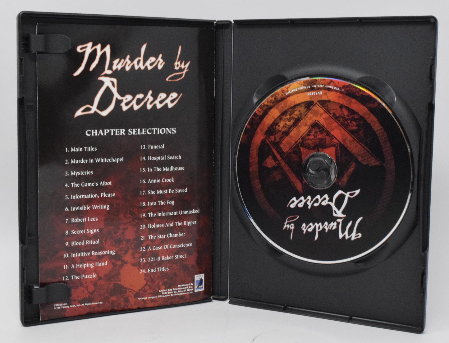 Murder By Decree DVD