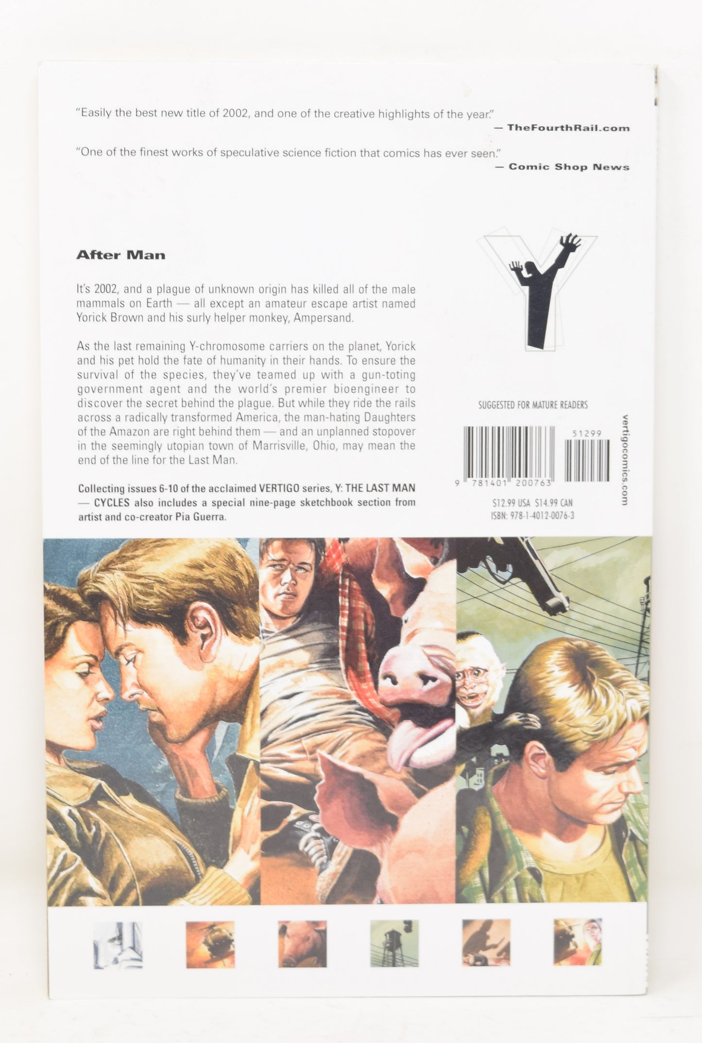 Y: The Last Man Vol 2 Cycles Vertigo DC 2003 GN NM New