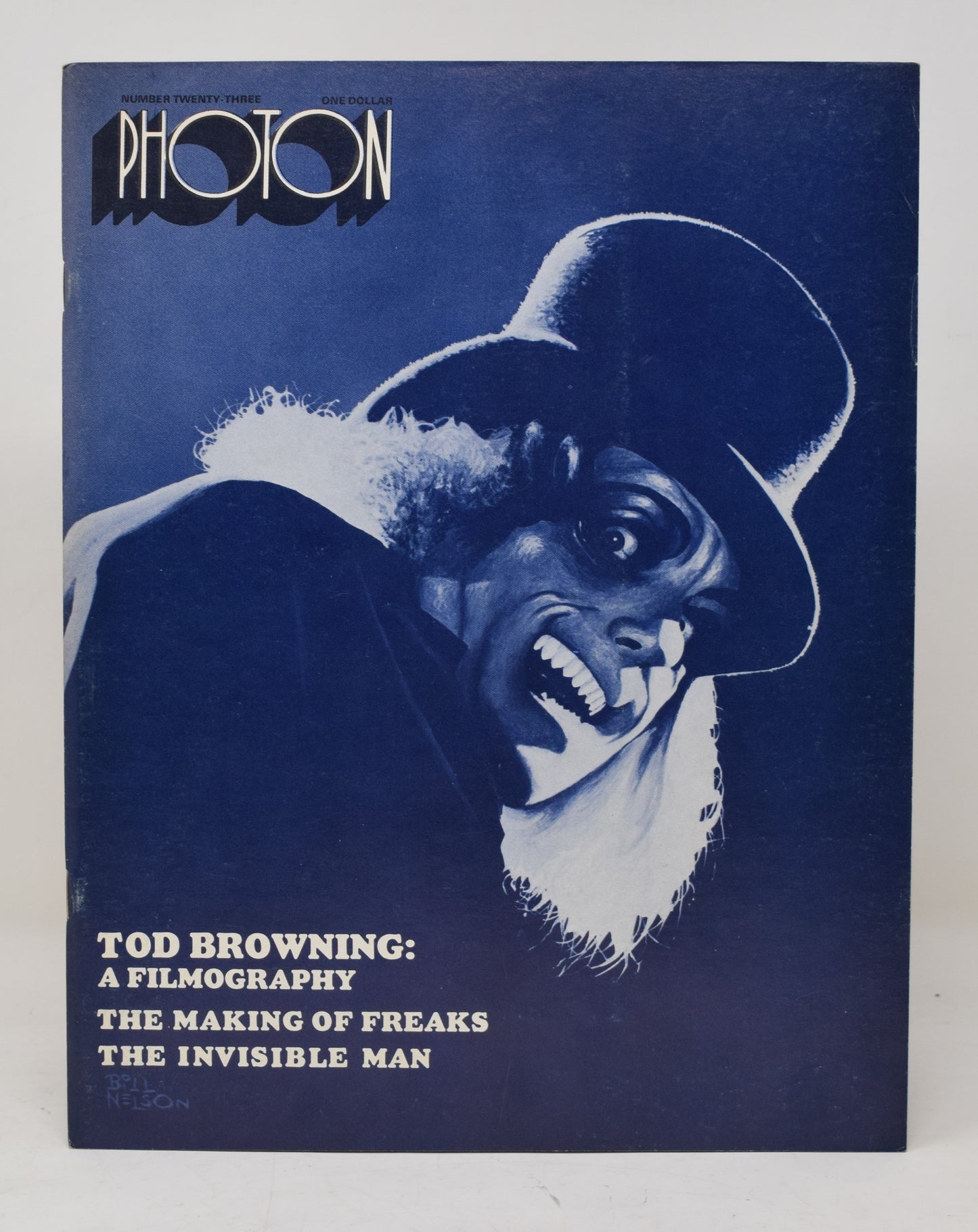 Photon Magazine Fanzine 23 Mark Frank 1973 VF Lon Chaney Invisible Man Tod Browing