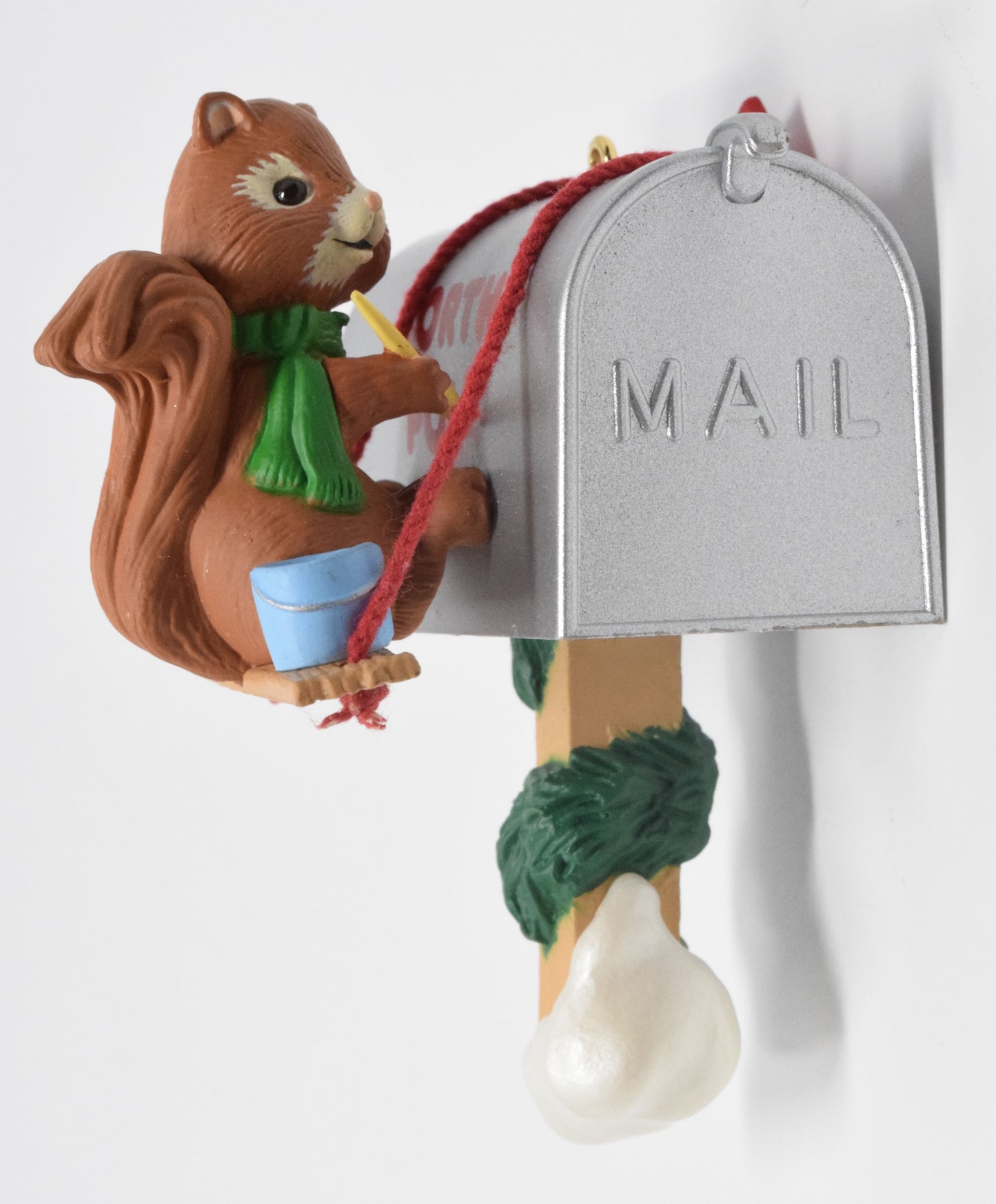 Hallmark Keepsake Squirrel Making It Bright Christmas Ornament 1994