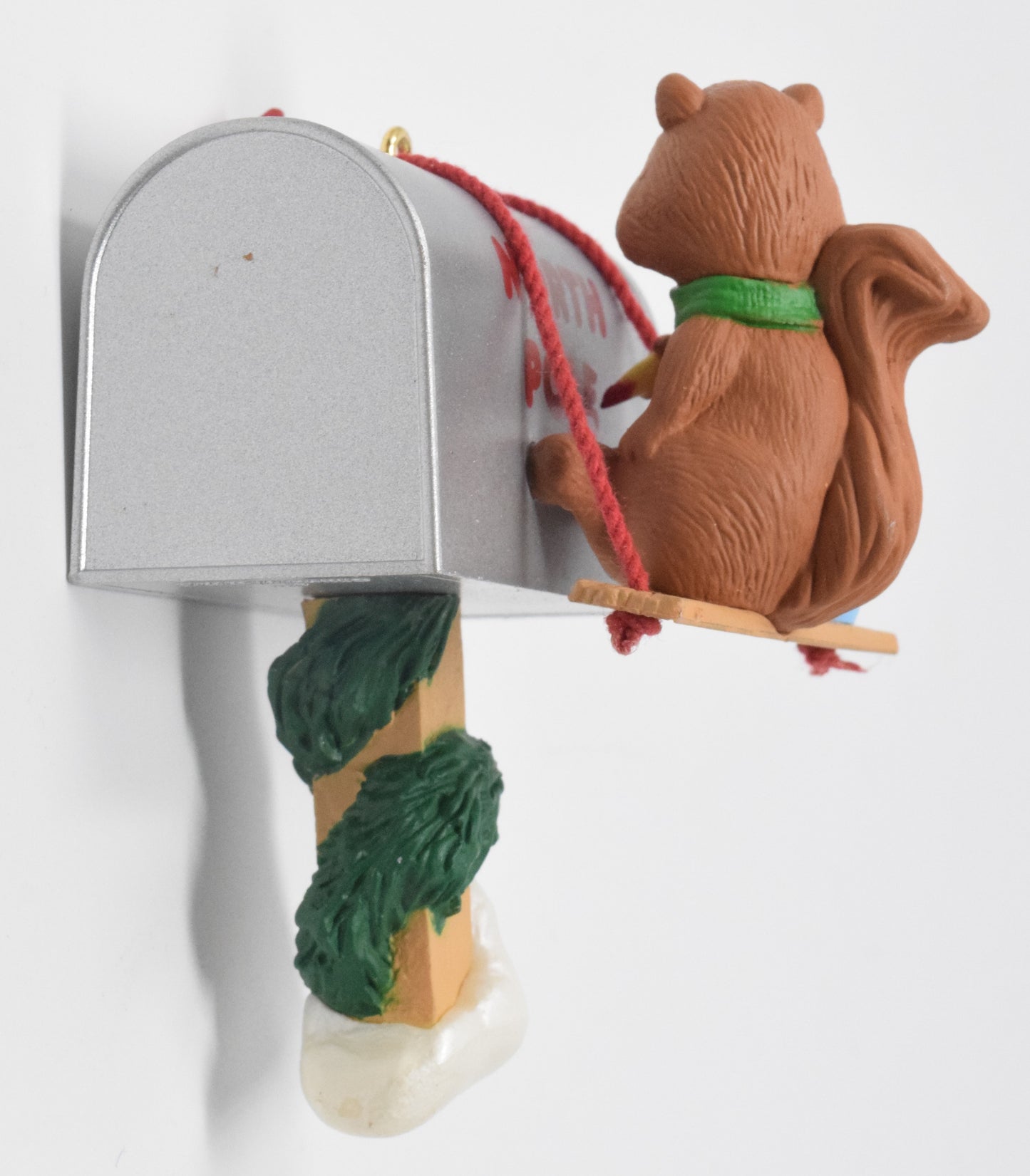 Hallmark Keepsake Squirrel Making It Bright Christmas Ornament 1994