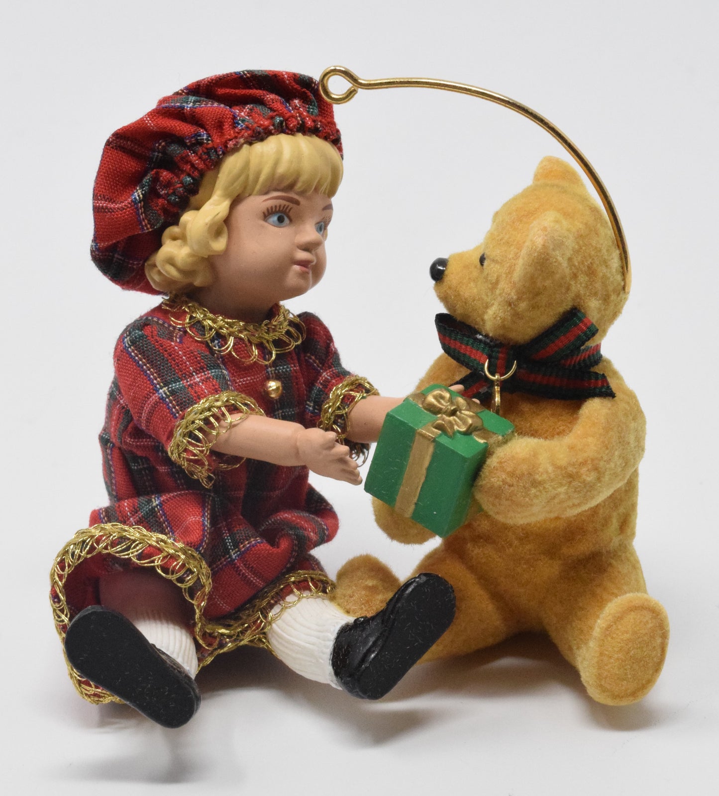 Hallmark Keepsake Lucinda and Teddy Christmas Ornament 1994 NIB