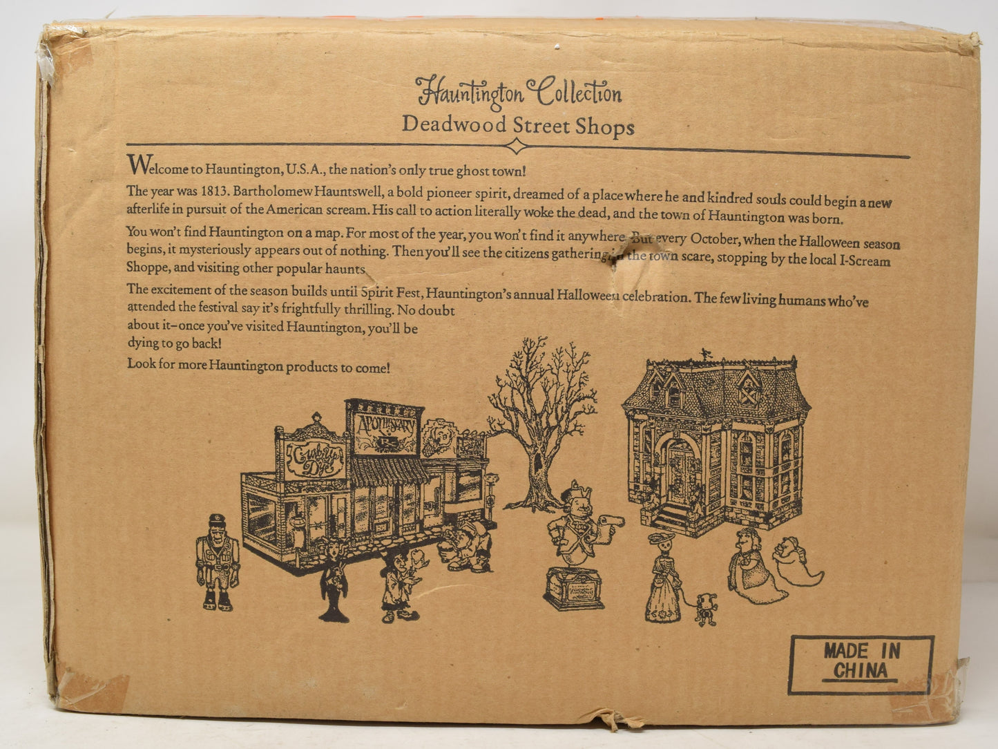 Hallmark Keepsake Hauntington Village Deadwood Street Shops NIB